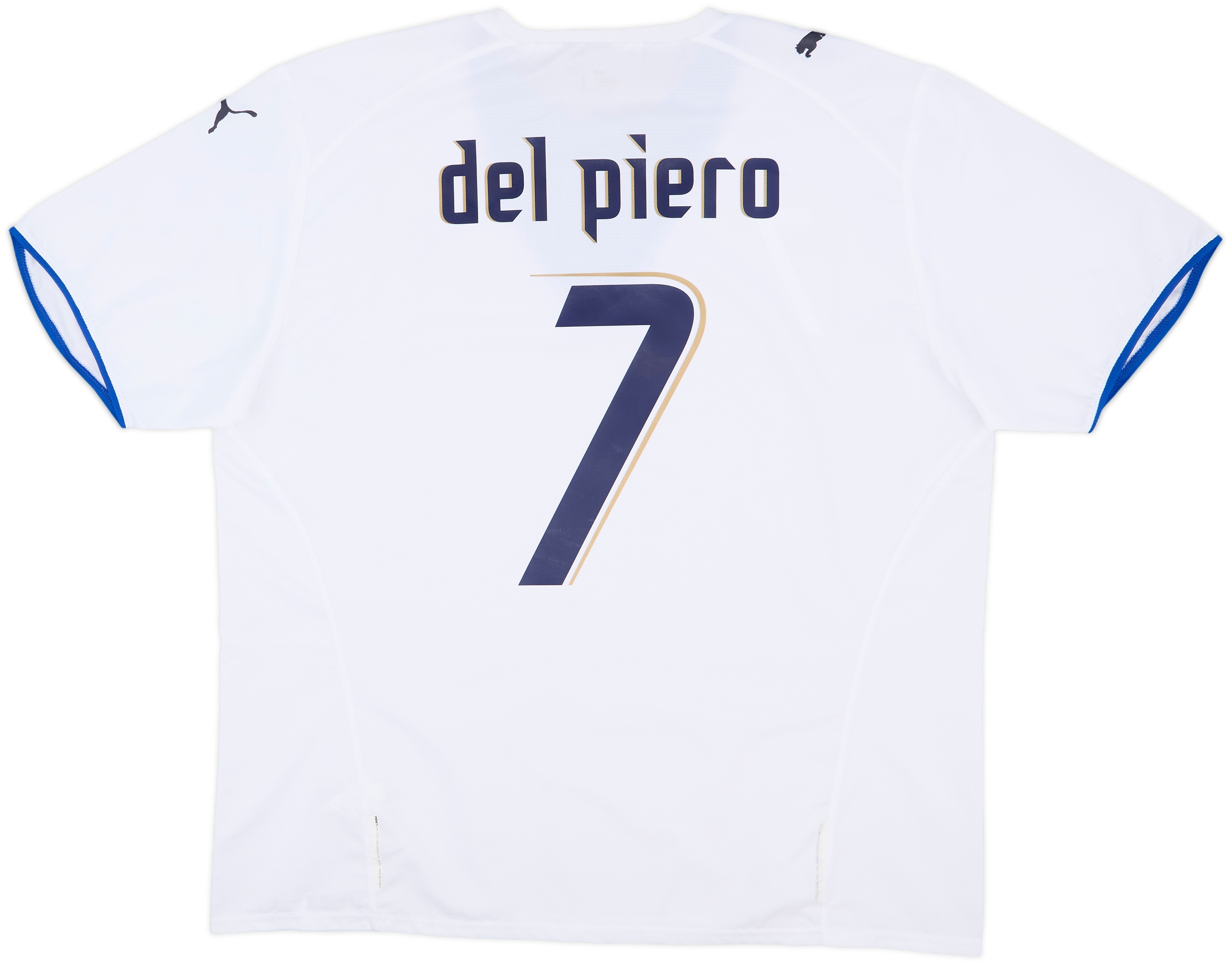 DEL PIERO 10番 ユニフォーム　古着　海外M 2006 Italy Away Shirt Del Piero #7 - 9/10 - (XXL)