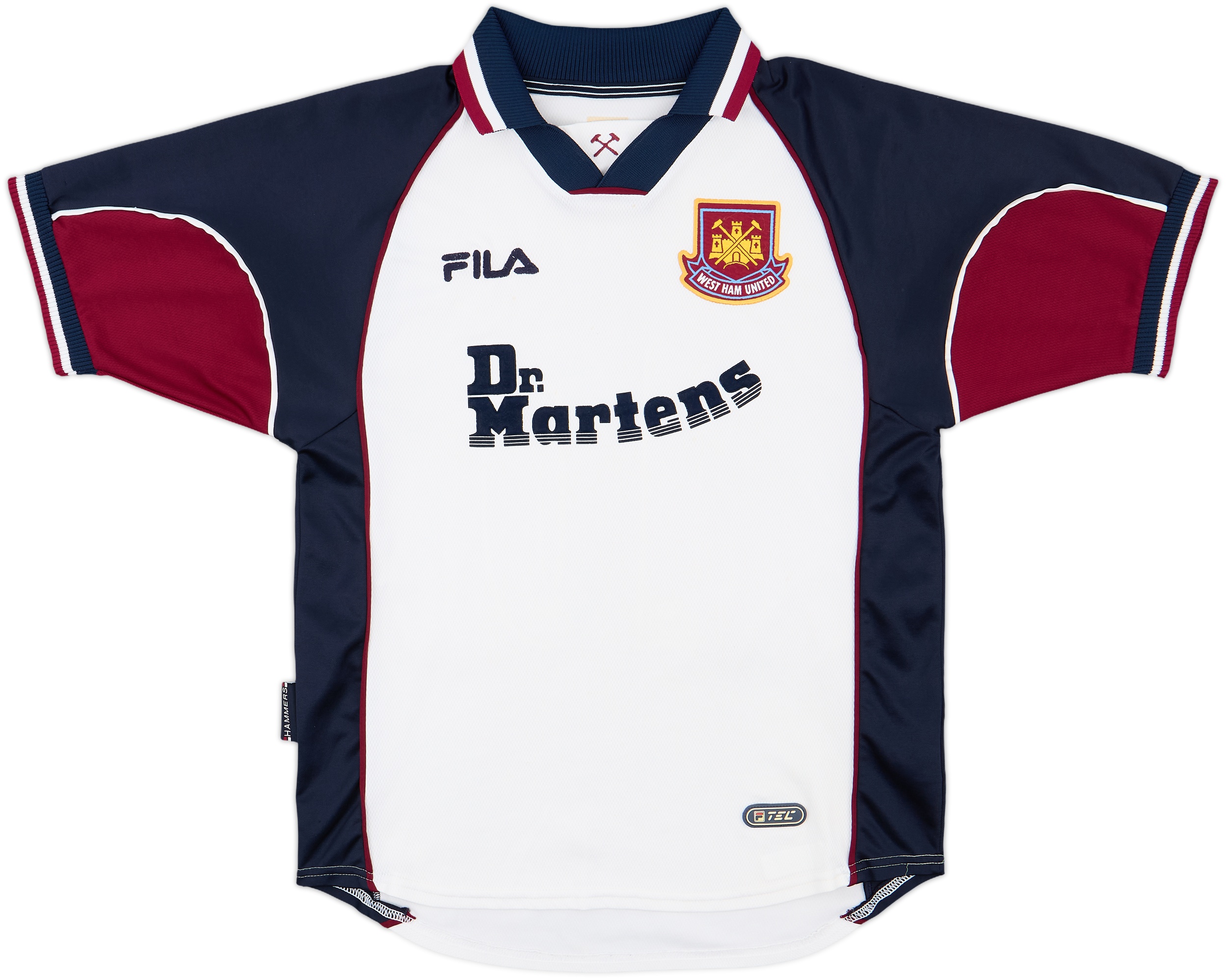 FILA WEST HAM UNITED ジャージ DI CANIO 10 L 1999-01 West Ham Home Shirt Di Canio #10 - 6/10 - (XL)