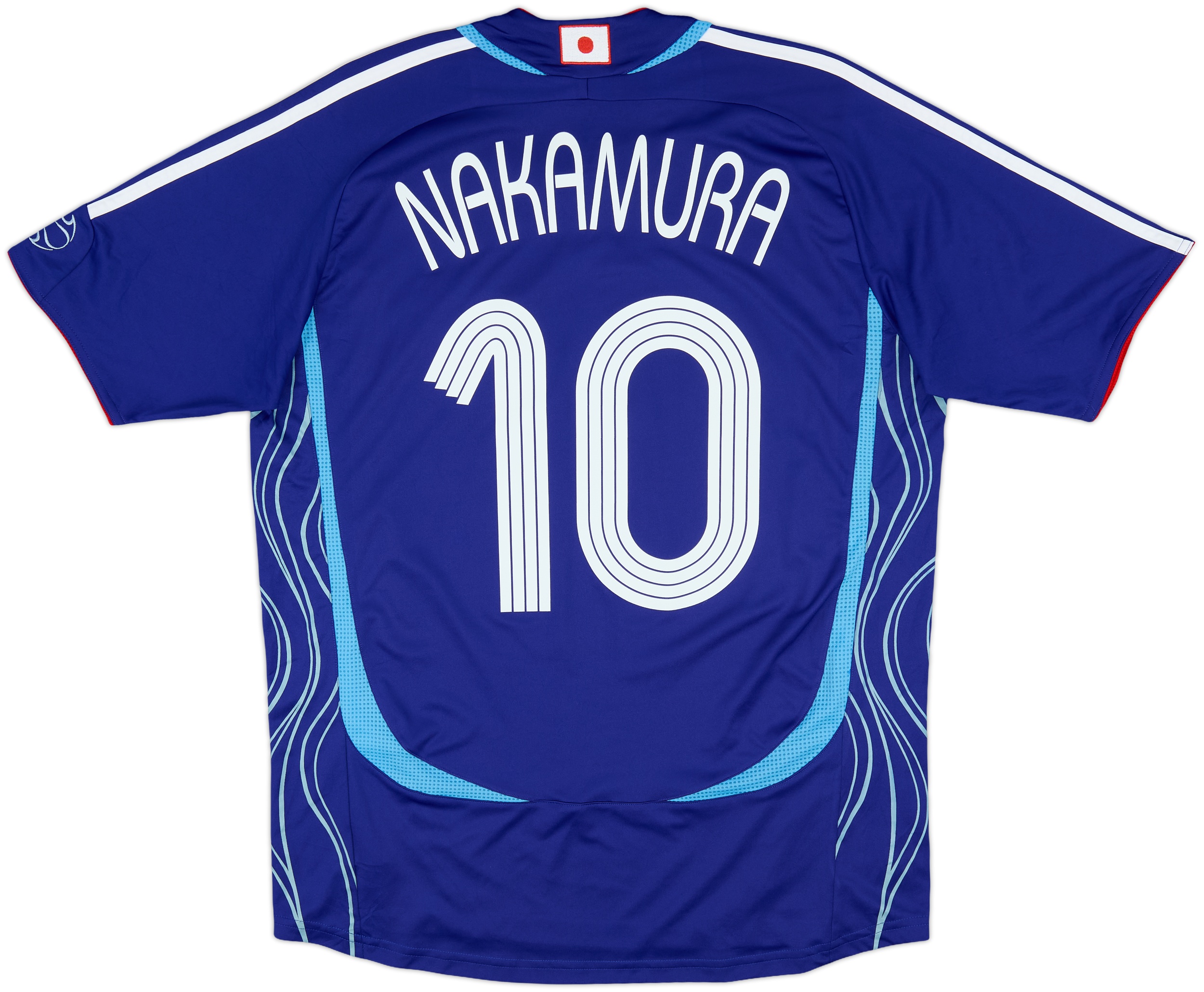 JAPAN 代表 本物 2006-08 Japan Home Shirt Nakamura #10 - 8/10 - (M)