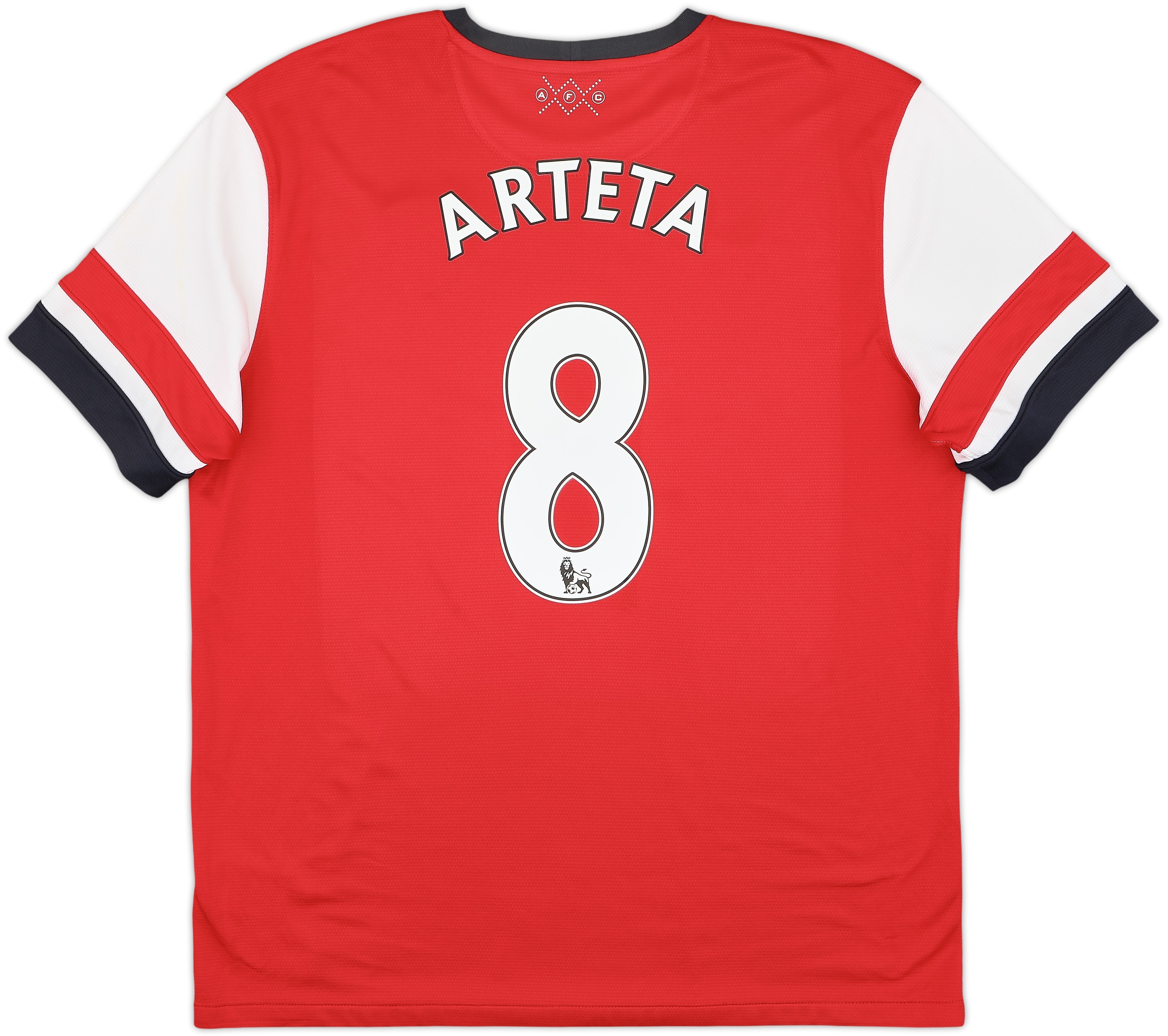 2012-14 Arsenal Home Shirt Arteta #8 - 7/10 - (XL)