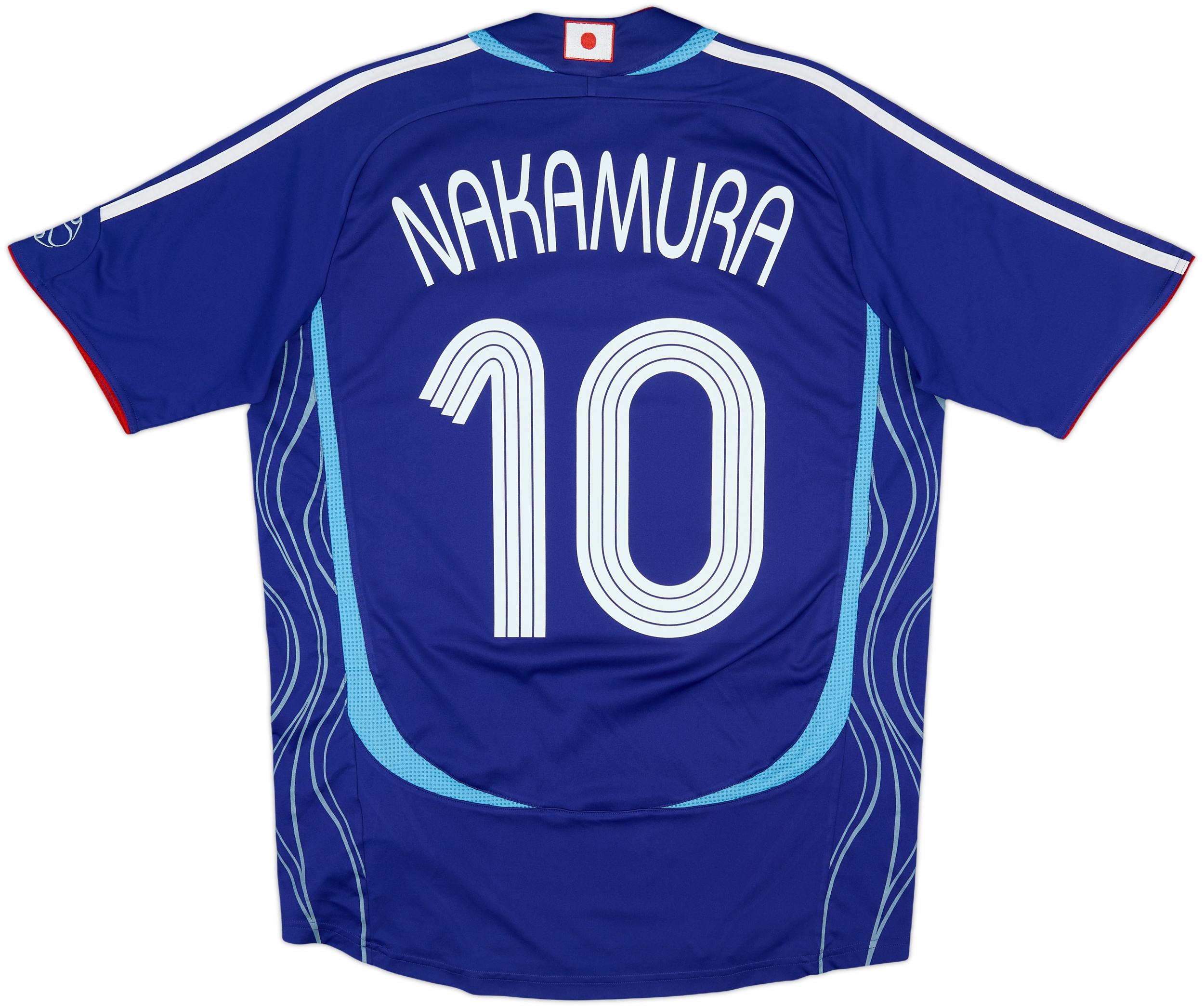 2006 Samurai Blueフットボール 2006-08 Japan Home Shirt Nakamura #10 - 8/10 - (L)
