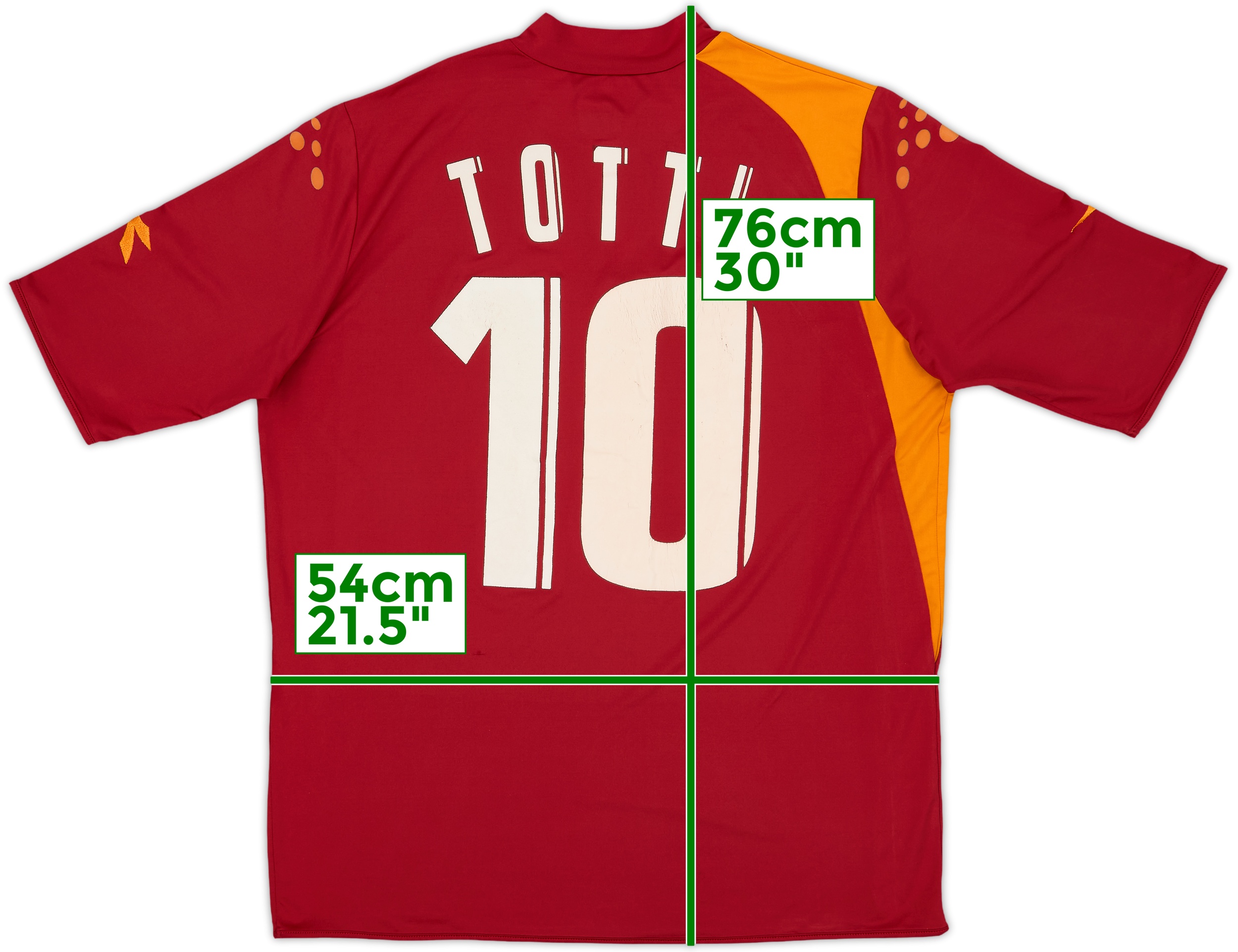 ウェア 04-05 ROMA TOTTI #10 2004-05 Roma Third Shirt Totti #10 - 6/10 - (M)