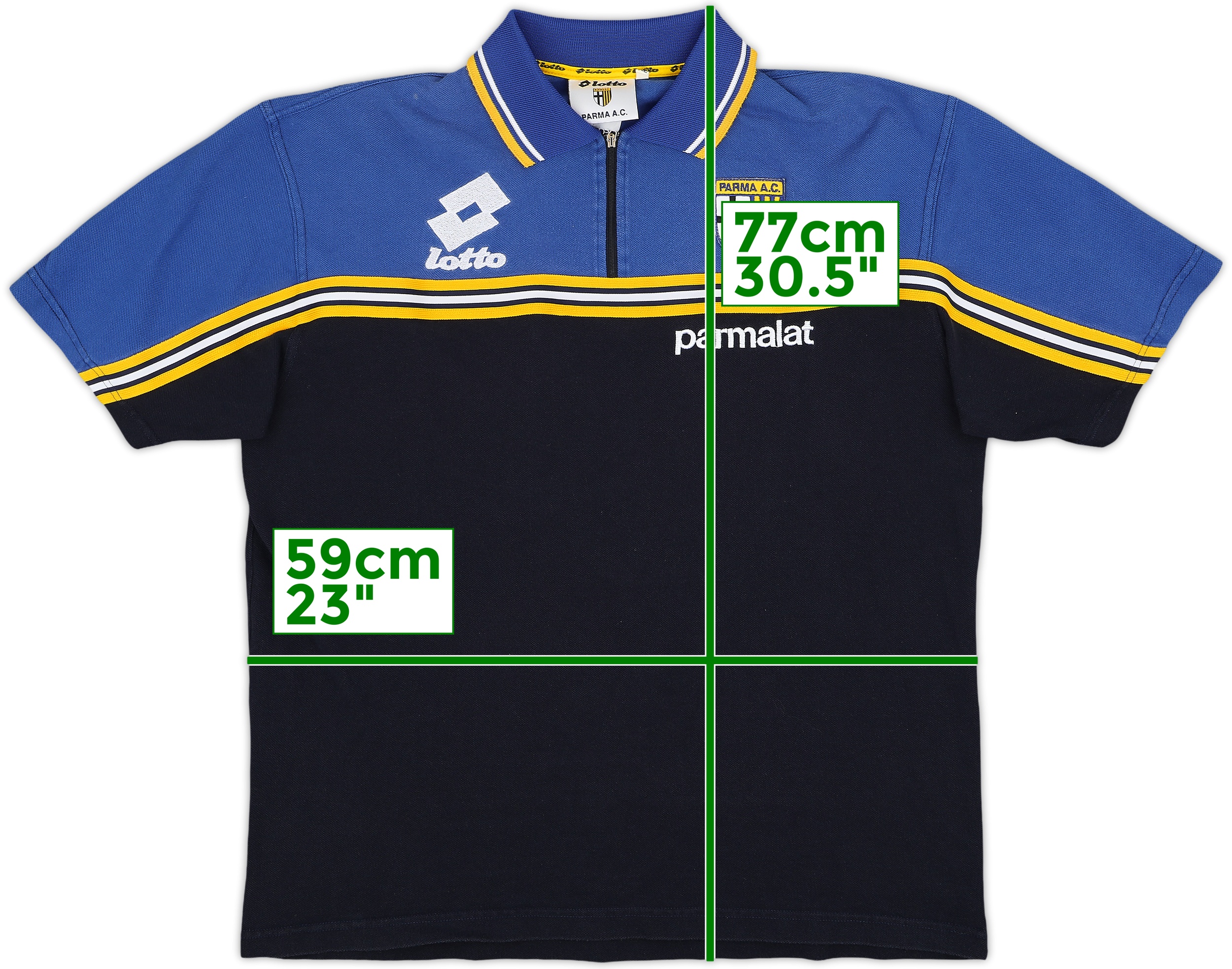 lotto パルマ98/99シーズン ホームシャツ Lサイズ未使用品 Parma 98/99 • Home Shirt • L – Real Vintage Football