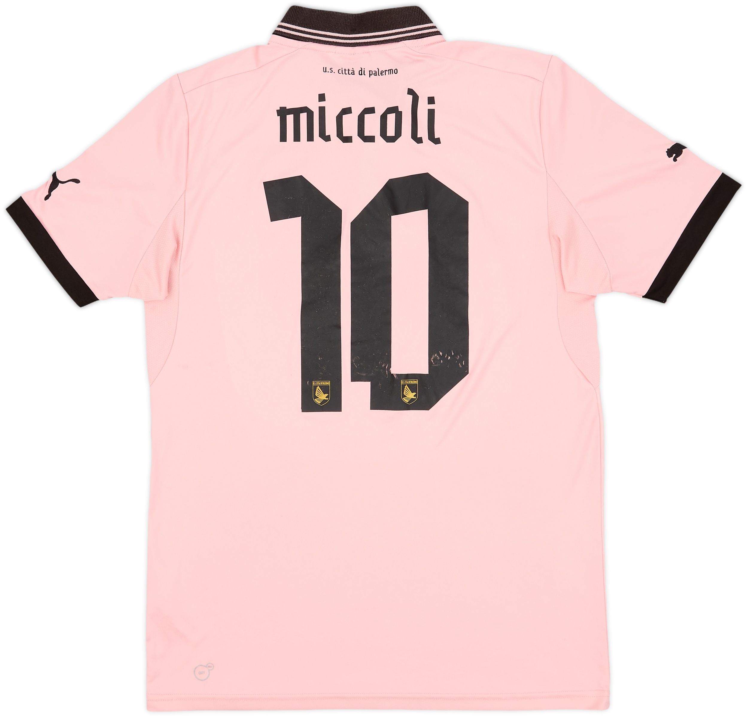 2012-13 Palermo Home Shirt Miccoli #10 - 7/10 - (M)