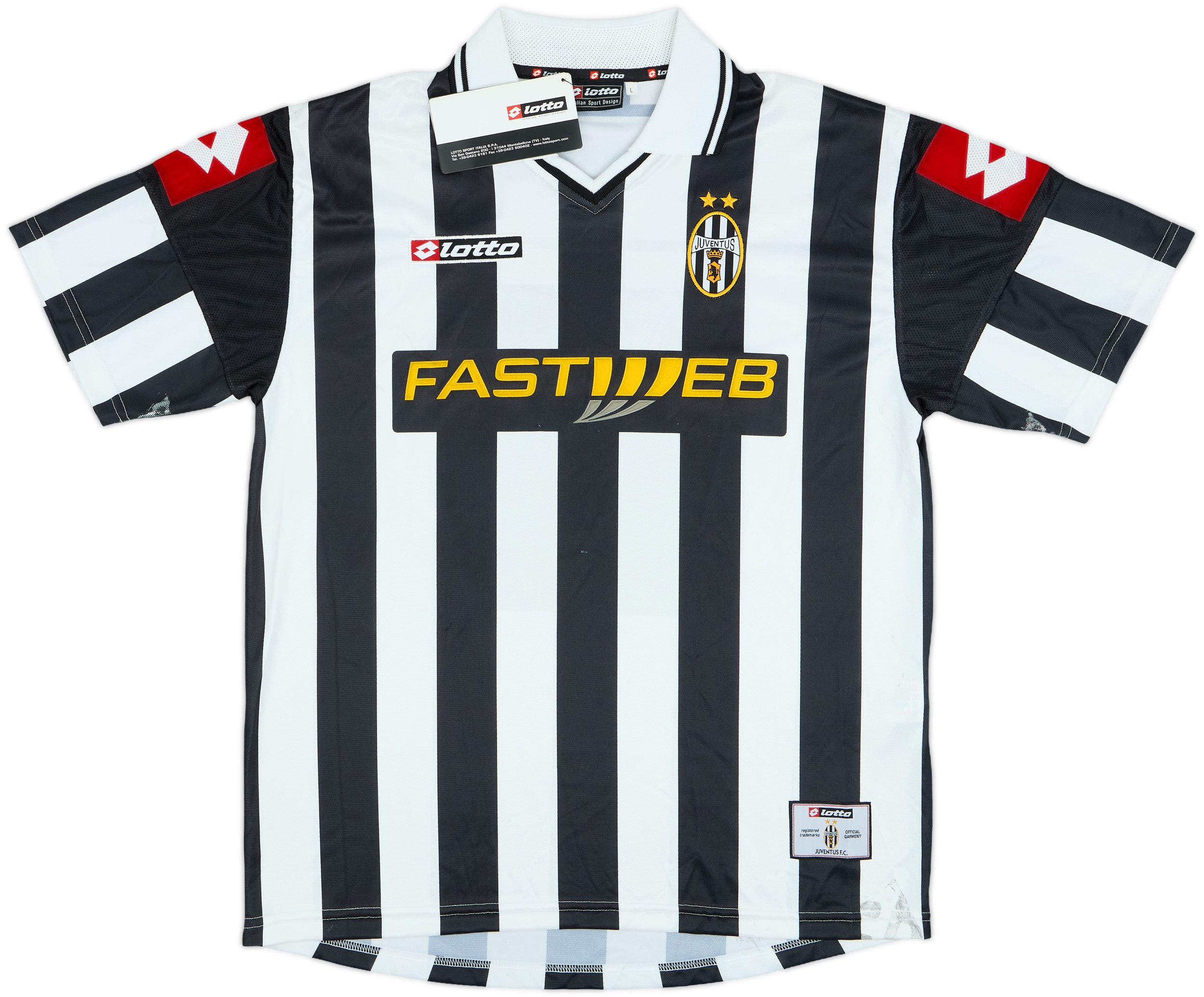 2001-02 Juventus Home Shirt Del Piero #10 (L)