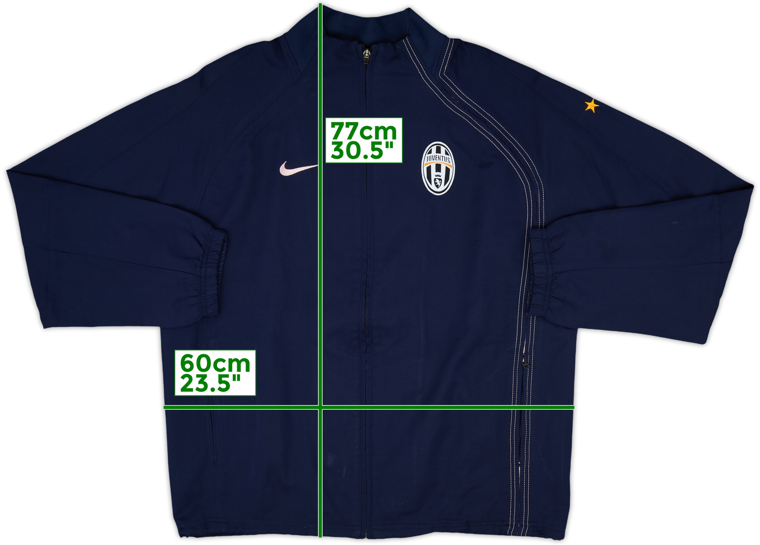 2004-05 Juventus Nike Track Jacket - 8/10 - (L)