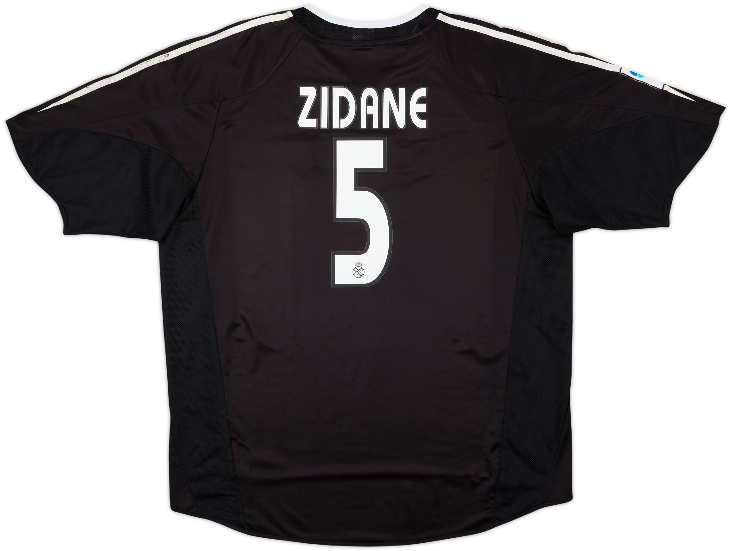 2004-05 Real Madrid Away Shirt Zidane #5 - 8/10 - (XL)