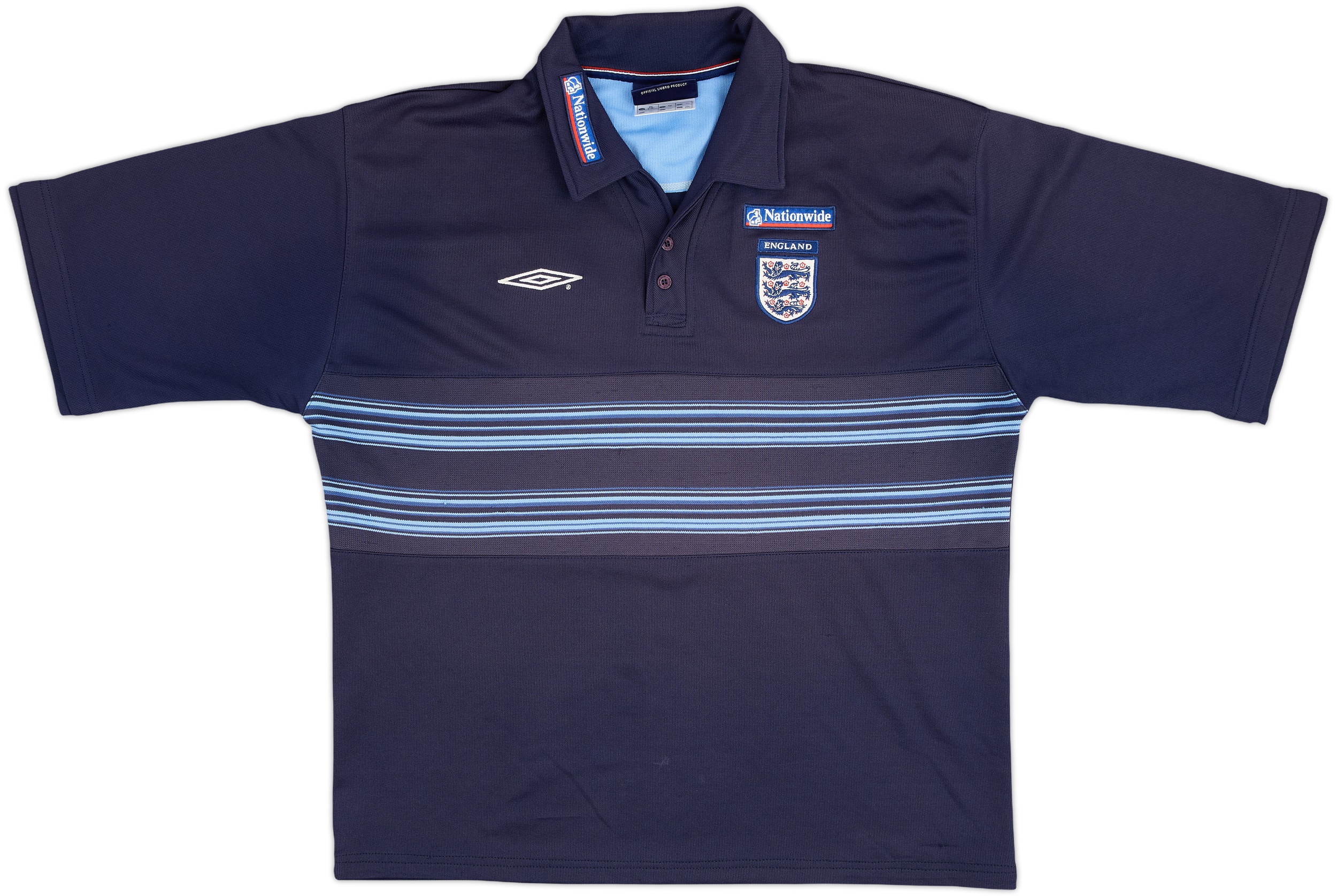 2002-04 England Umbro Polo Shirt - 8/10 - (XXL)