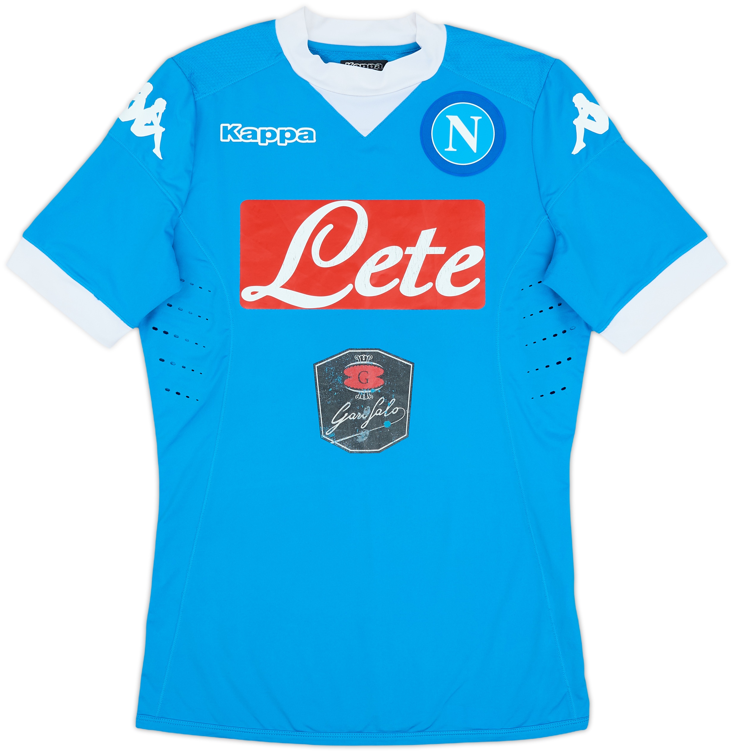 2015-16 Napoli Authentic Home Shirt - 5/10 - (S)
