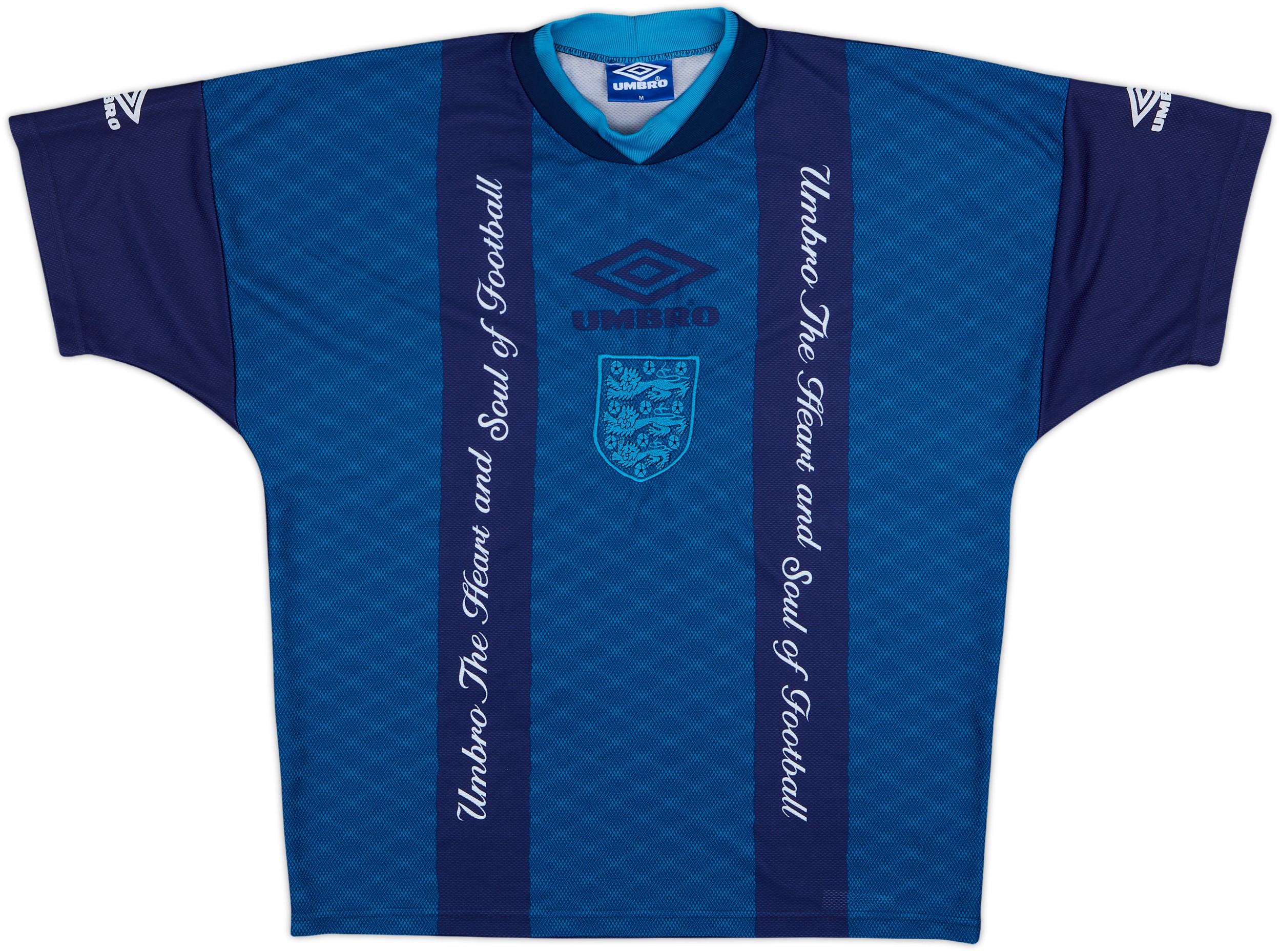 1996-98 England Umbro Training Shirt - 9/10 - (M)