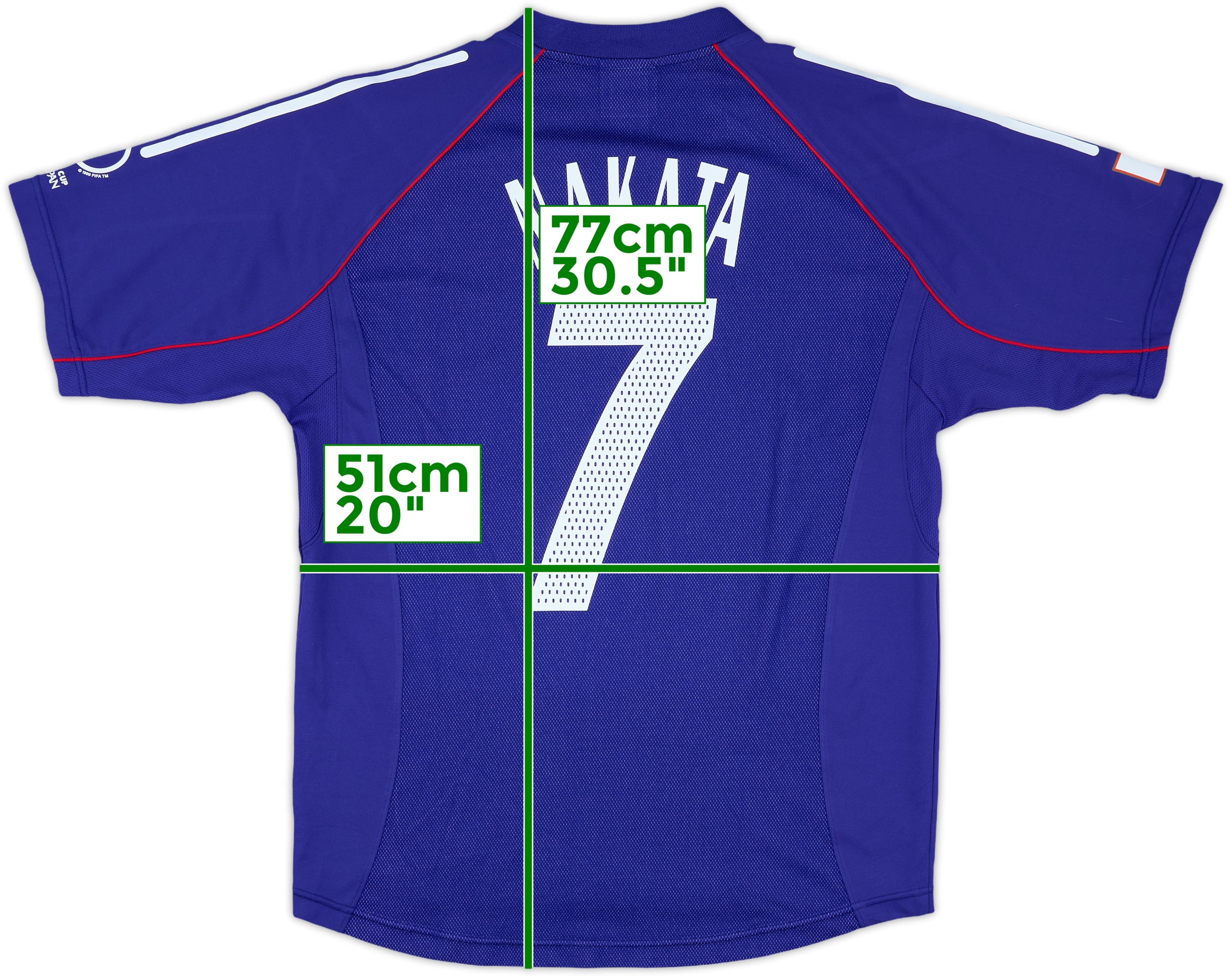 2002-04 Japan Home Shirt Nakata #7 - 9/10 - (M)