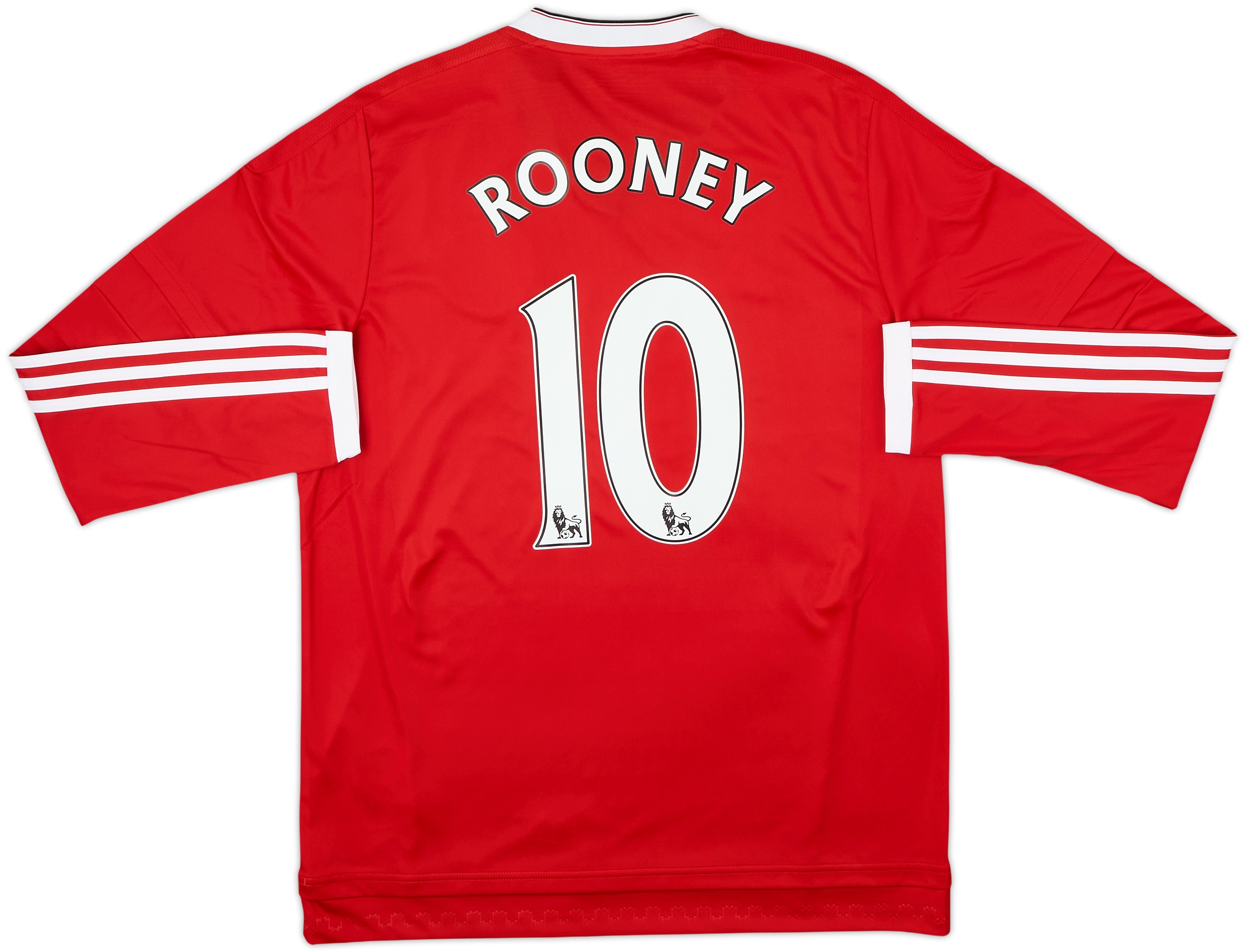 2015-16 Manchester United Home L/S Shirt Rooney #10 (L)