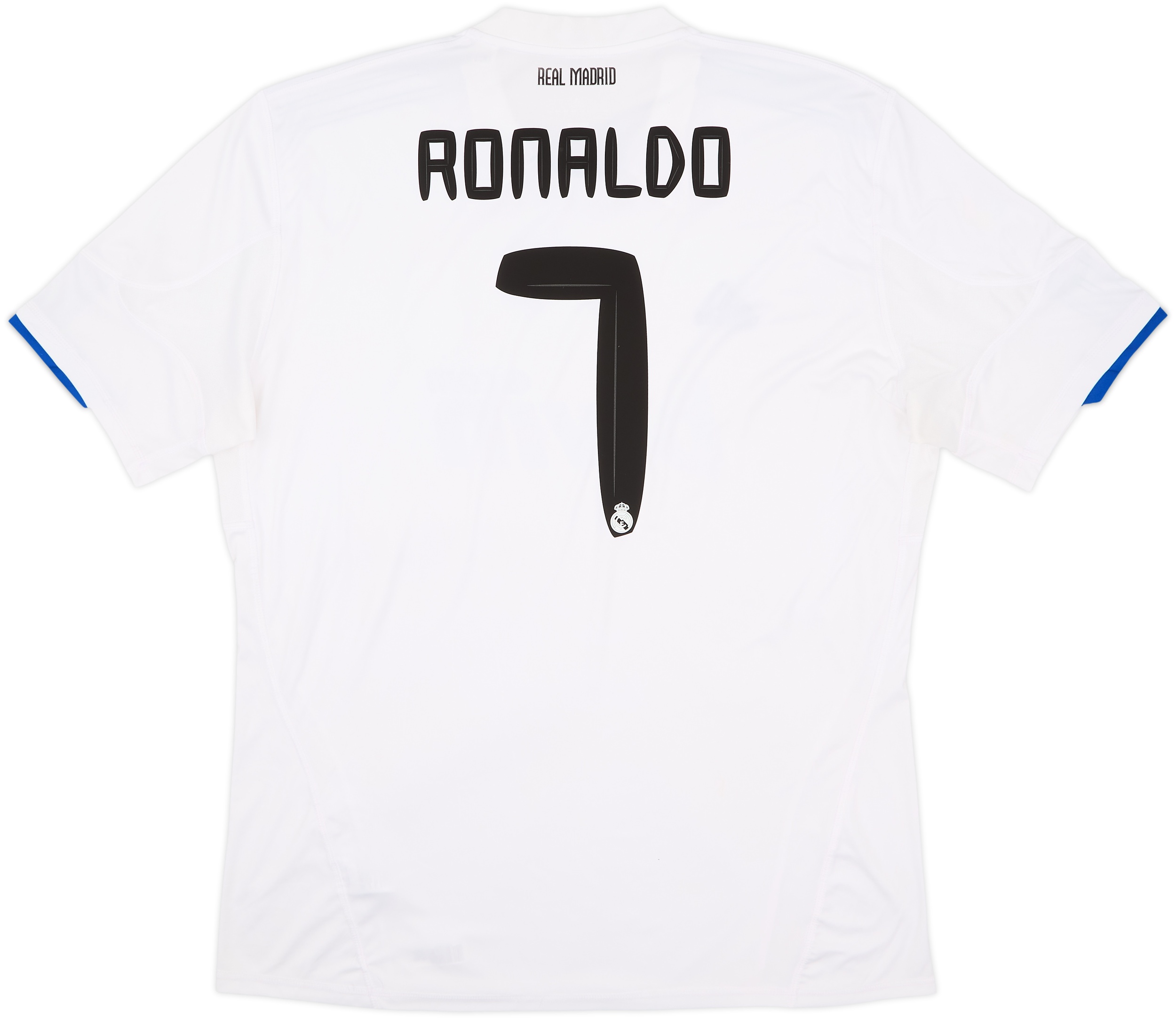 2010-11 Real Madrid Home Shirt Ronaldo #7 - 9/10 - (XL)