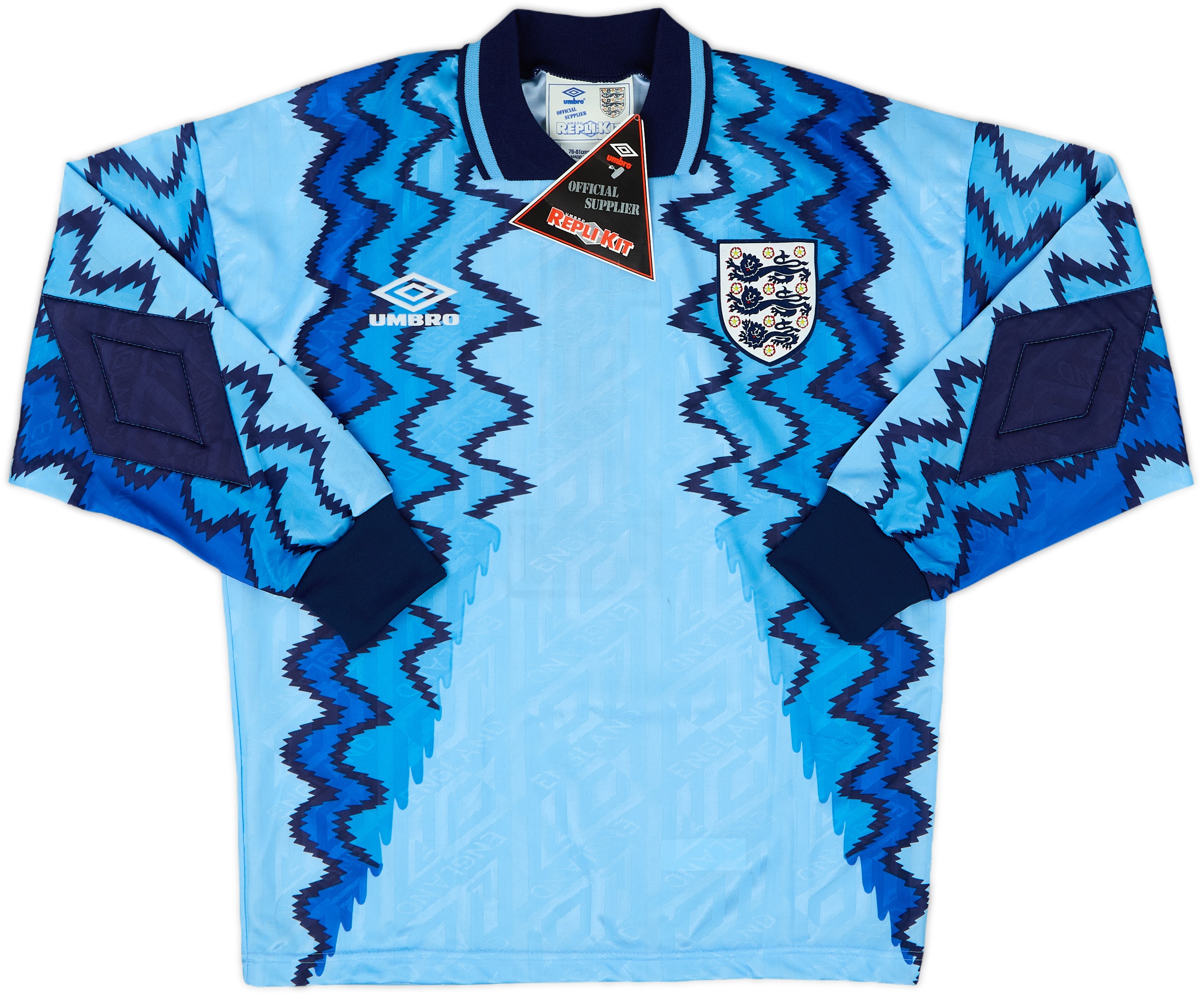 Vintage 90s England Umbro training shirt Umbro Size M Rare