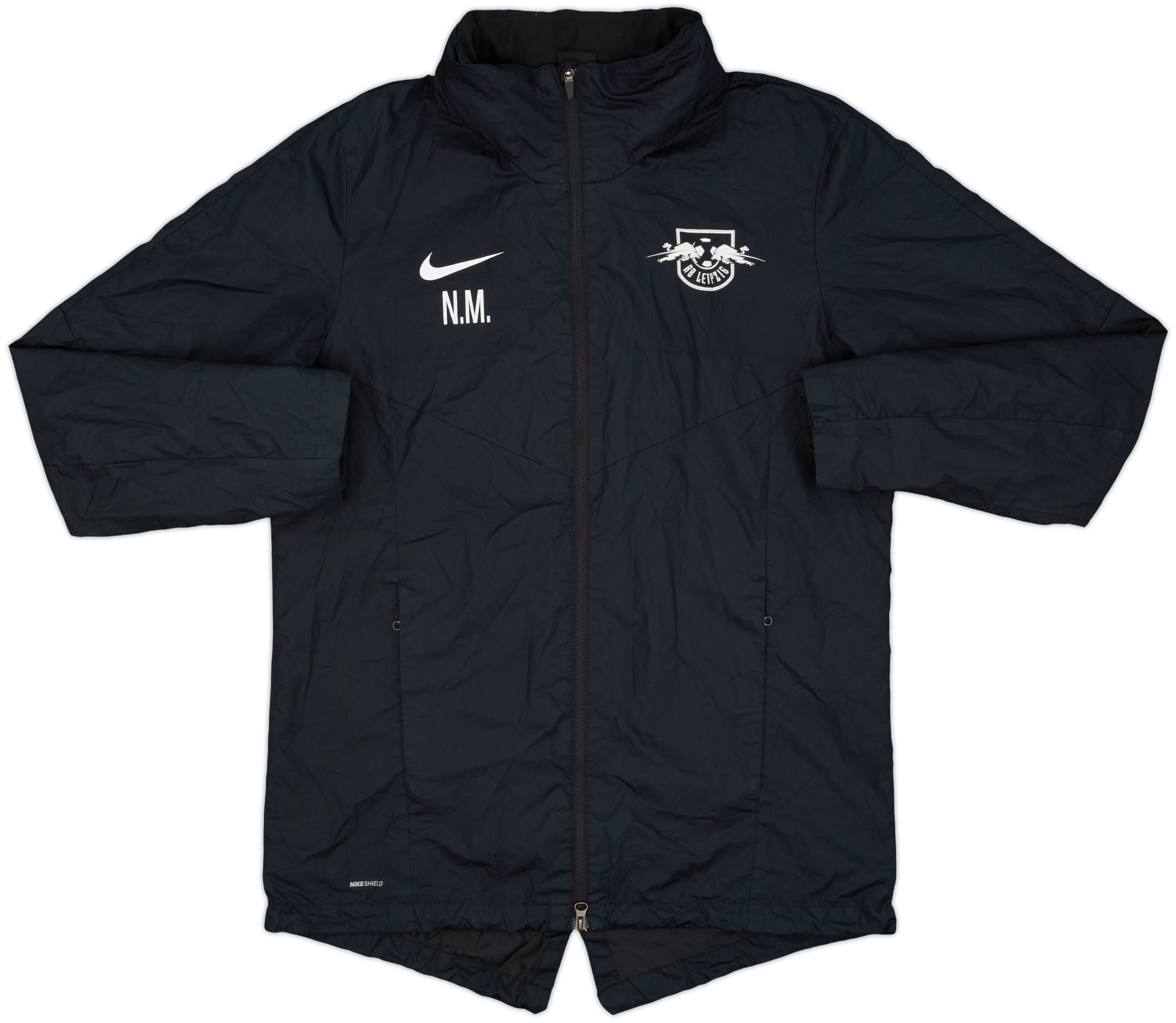 2020-21 RB Leipzig Staff Issue Nike Hooded Rain Jacket N.M. - 8/10