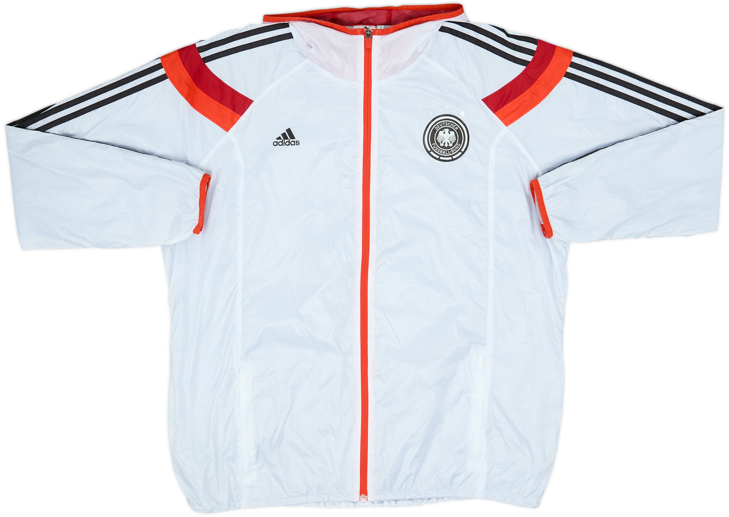2014-15 Germany adidas Hooded Rain Jacket - 8/10 - (XXL)