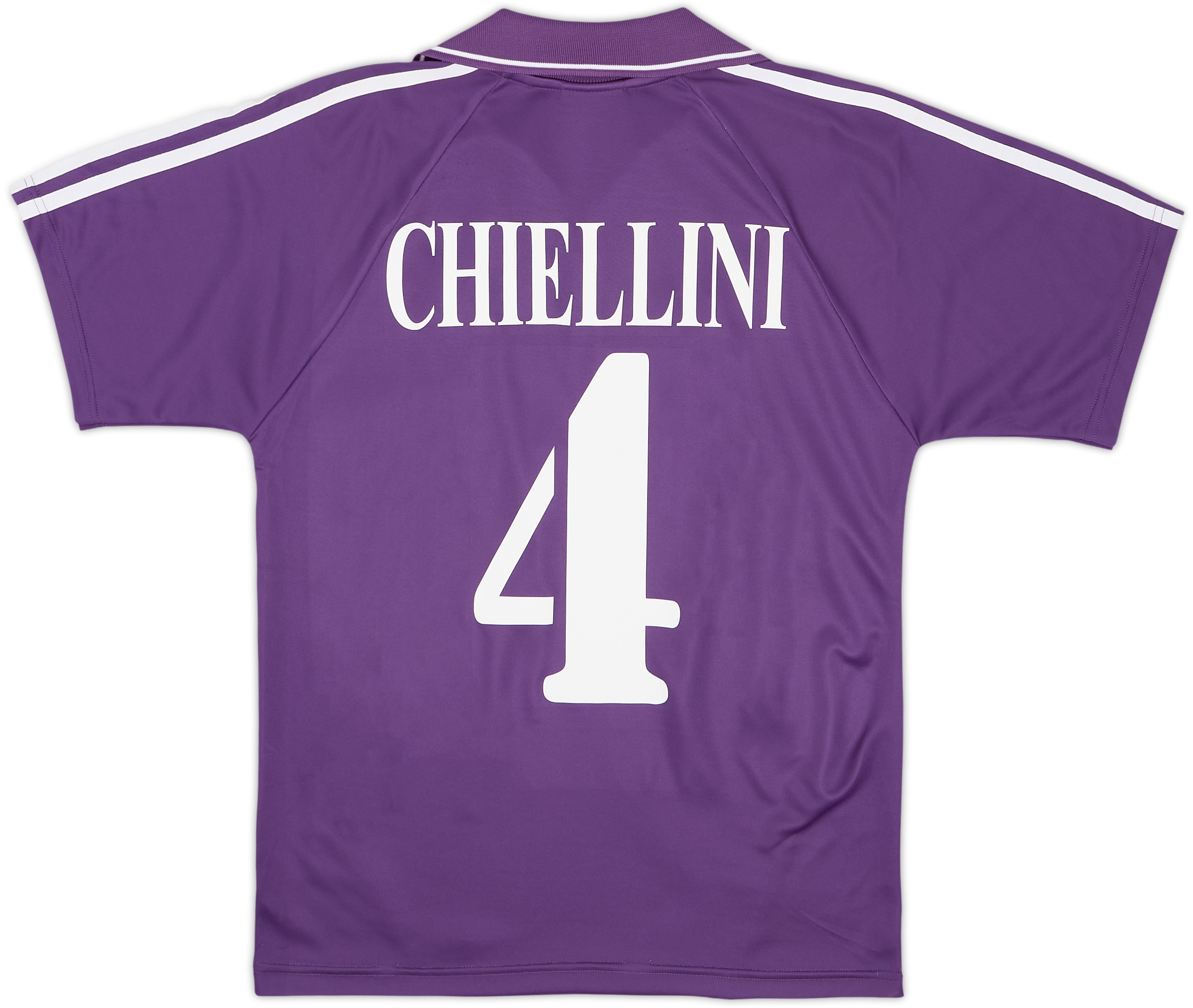 2004-05 Fiorentina Home Shirt Chiellini #4 - 9/10 - (S)
