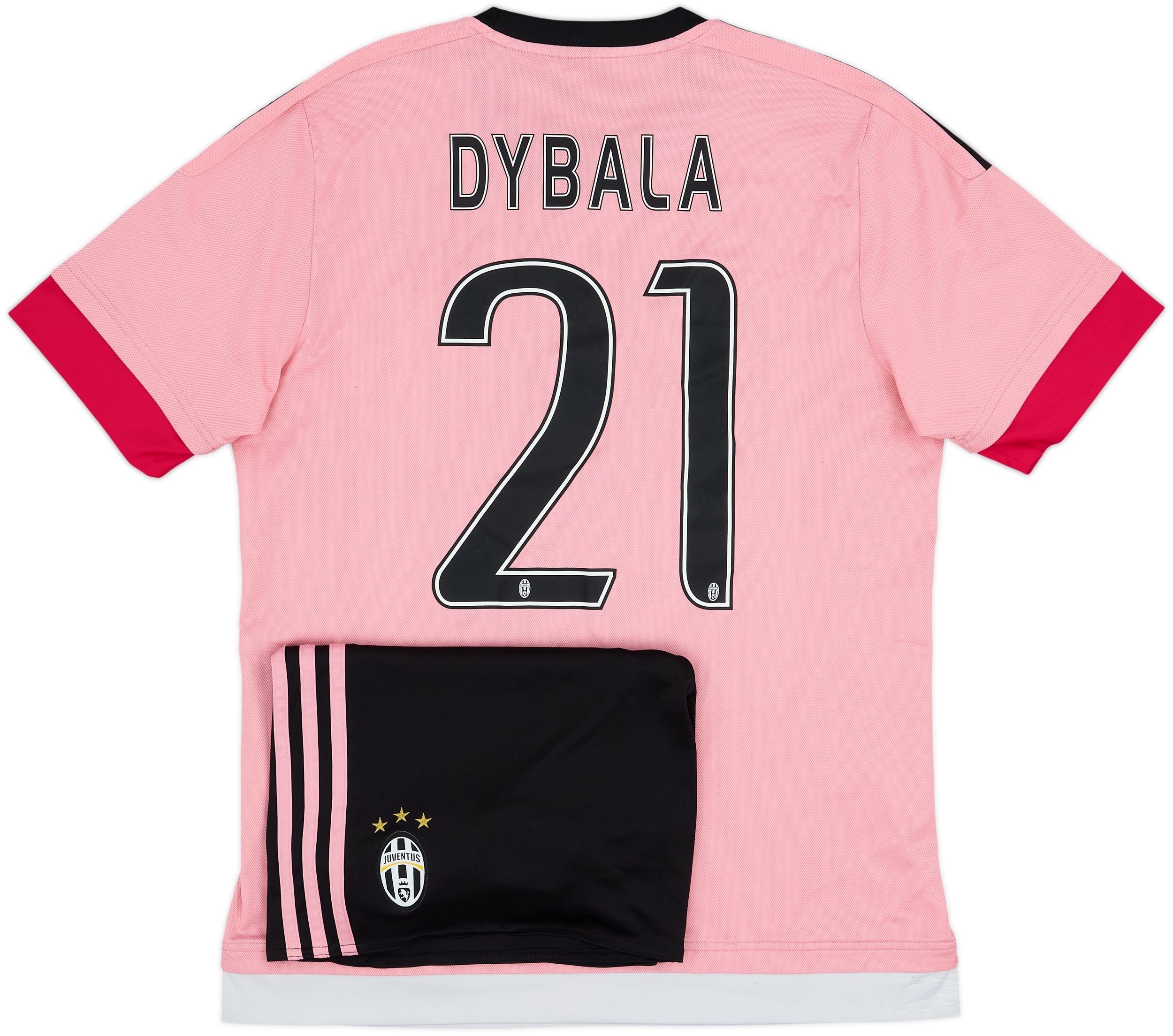 2015-16 Juventus Away Shirt & Shorts Dybala #21 - 8/10 - (M)