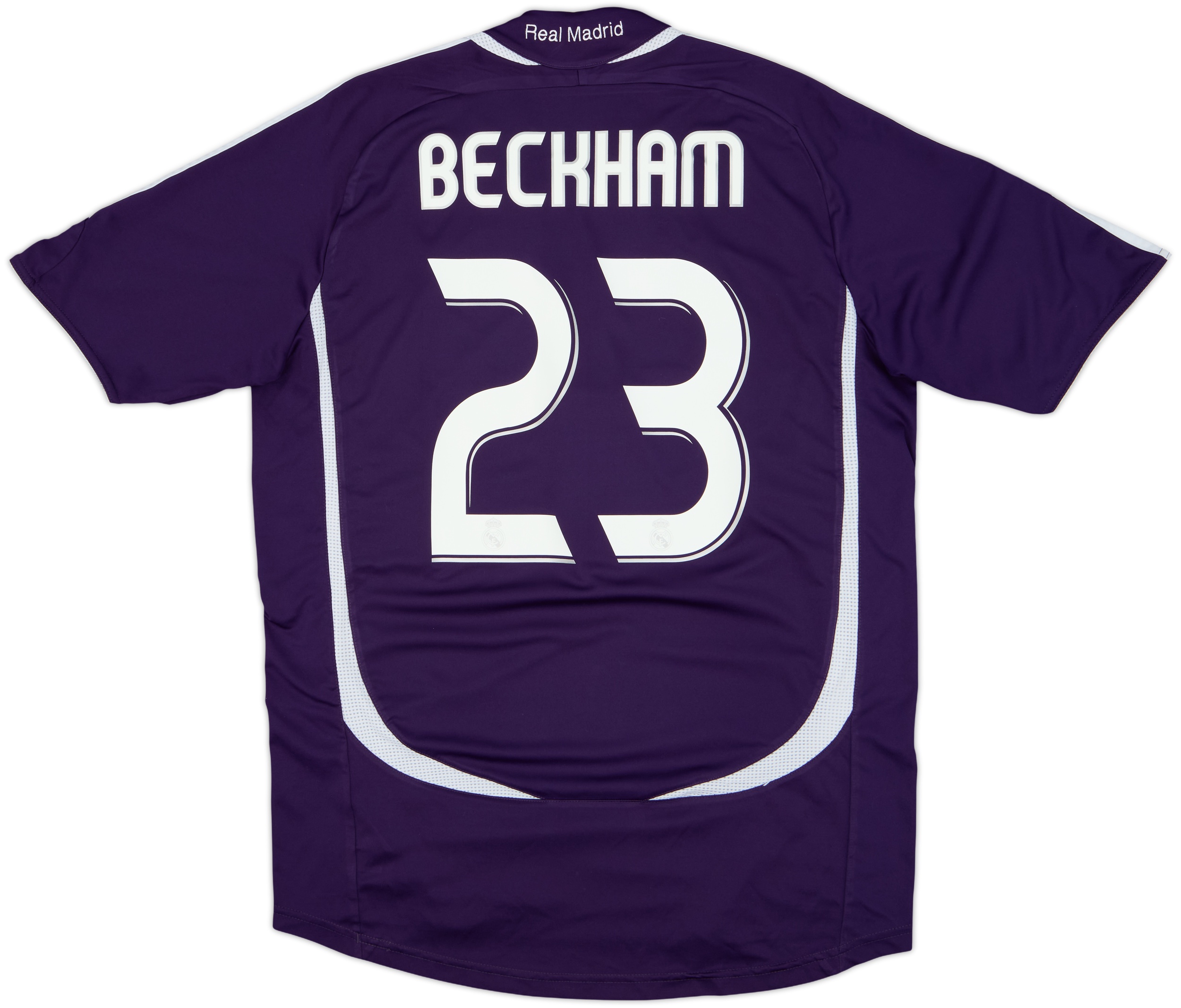 2006-07 Real Madrid Third Shirt Beckham #23 - 8/10 - (M)
