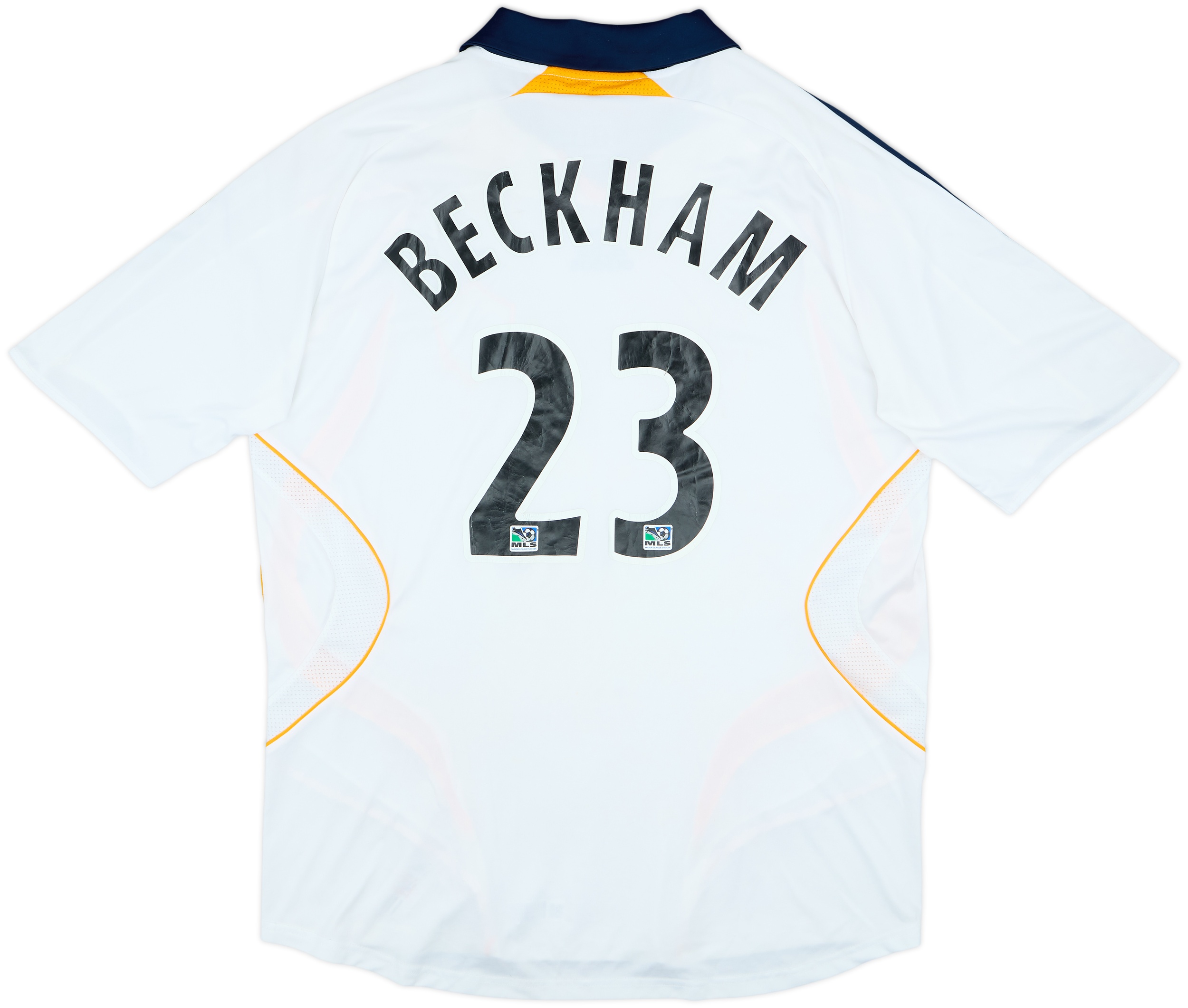 2007-08 LA Galaxy Home Shirt Beckham #23 - 6/10 - (XL)