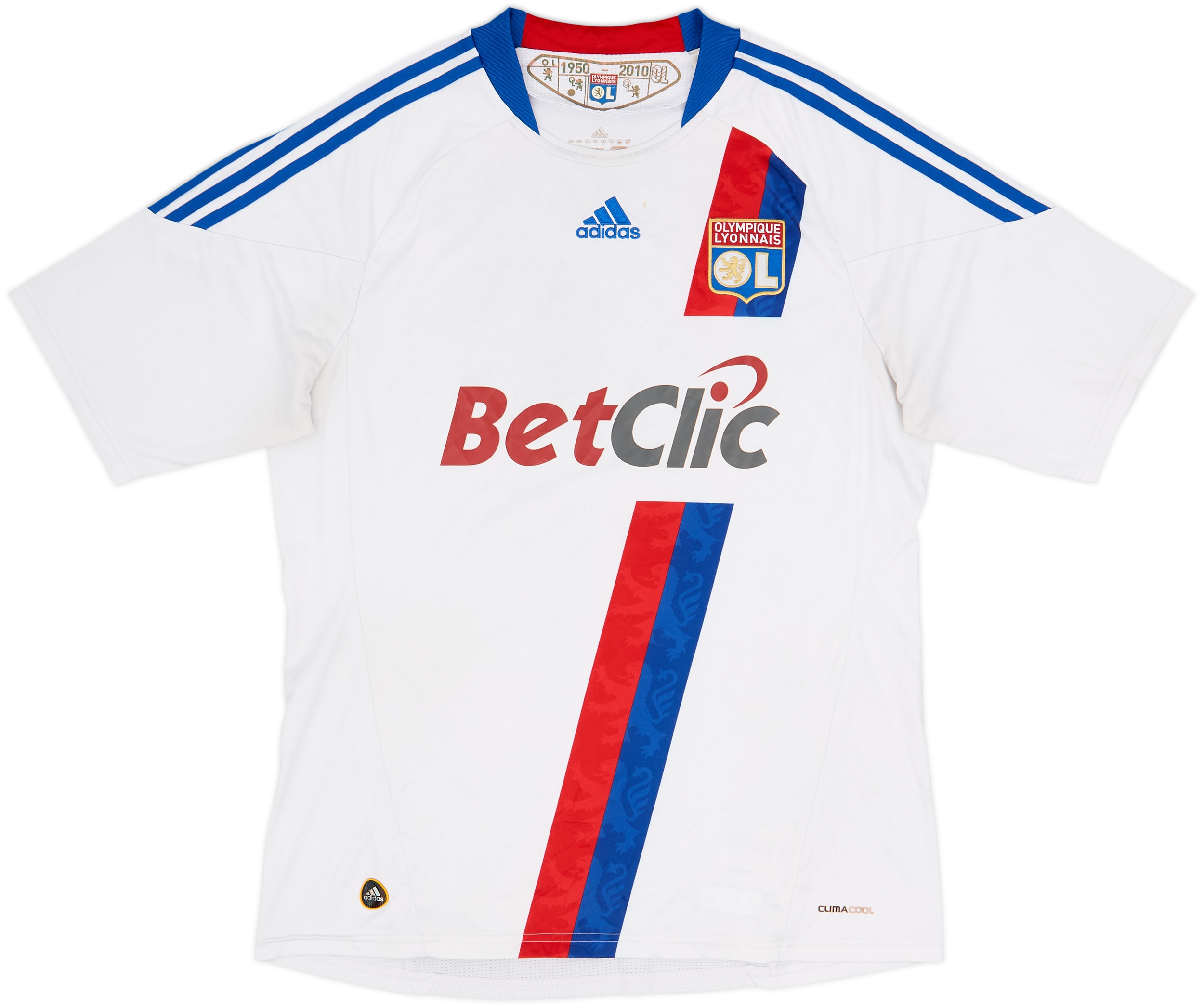 2010-11 Lyon Home Shirt - 4/10 - (L)