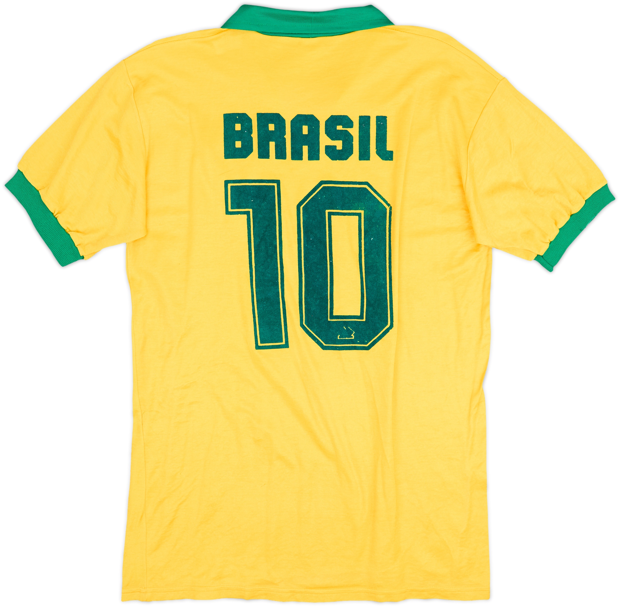 1990 Brazil Dias Sports Fan Shirt Brasil #10 - 8/10 - (XL)