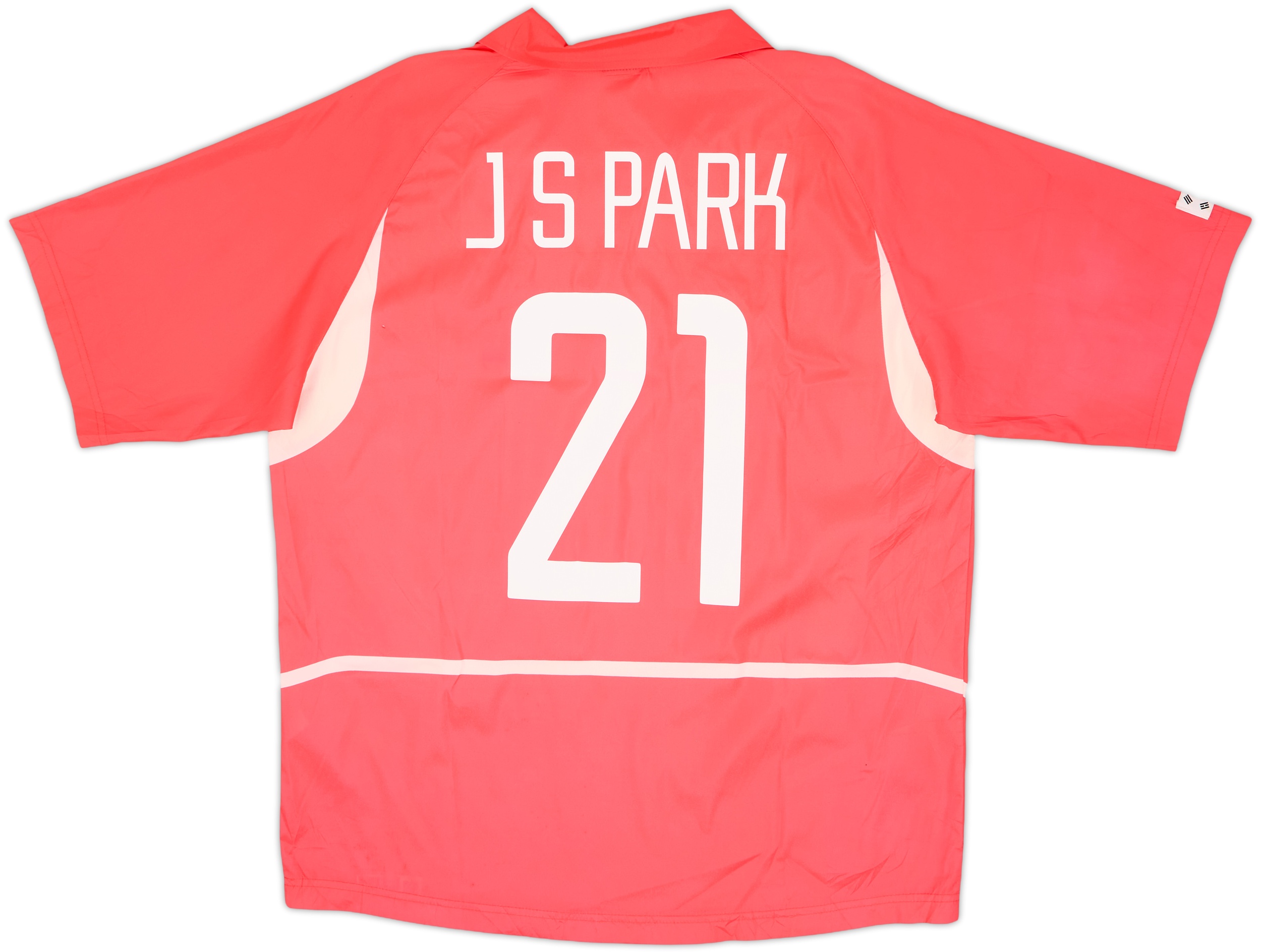 2002-03 South Korea Home Shirt J S Park #21 - 6/10 - (L)