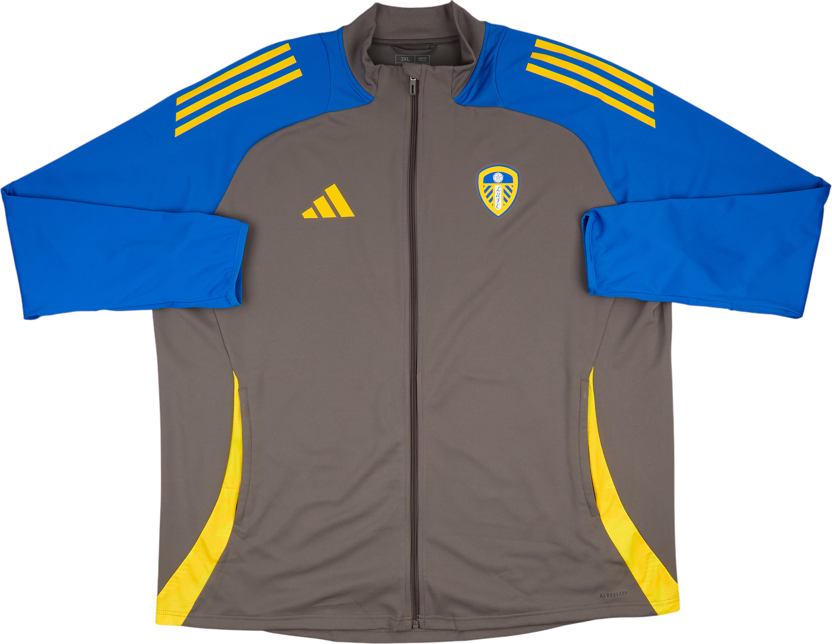 Leeds United adidas ジャージ XL LEEDS UNITED ENGLAND 2021-22 ADIDAS FULL ZIP JACKET TOP