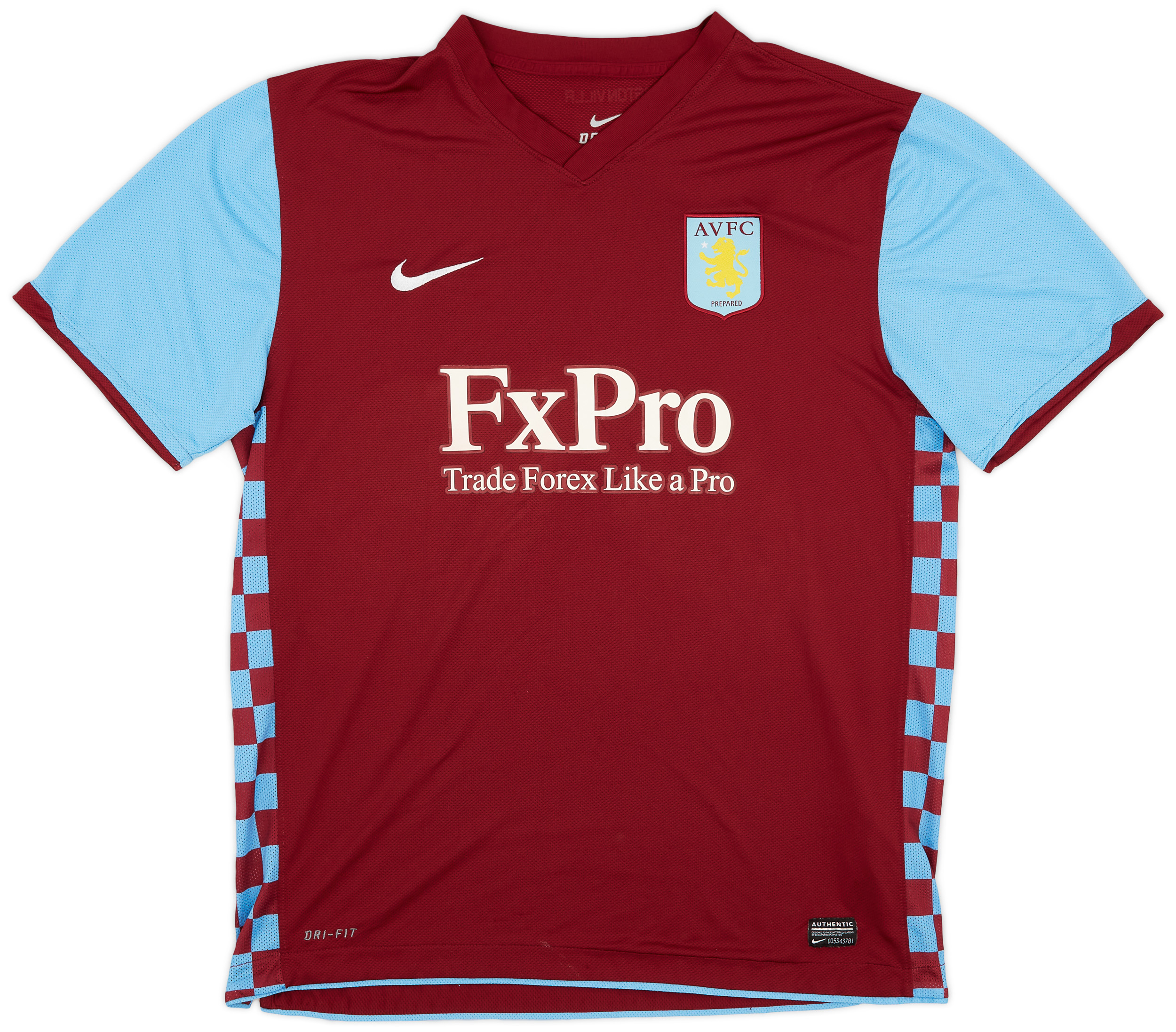 2010-11 Aston Villa Home Shirt - 8/10 - (XL)