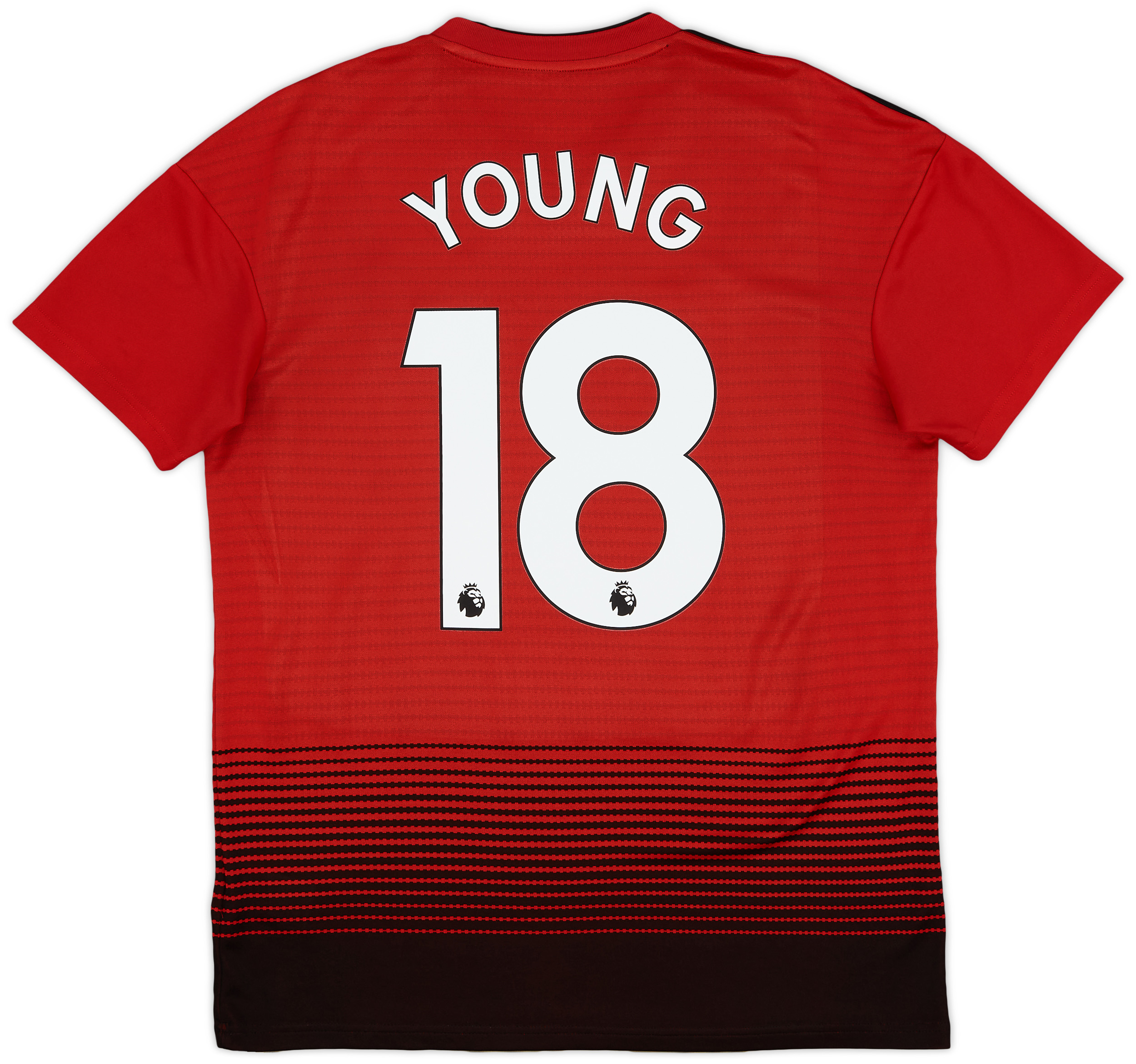 2018-19 Manchester United Home Shirt Young #18 - 9/10 - (M)