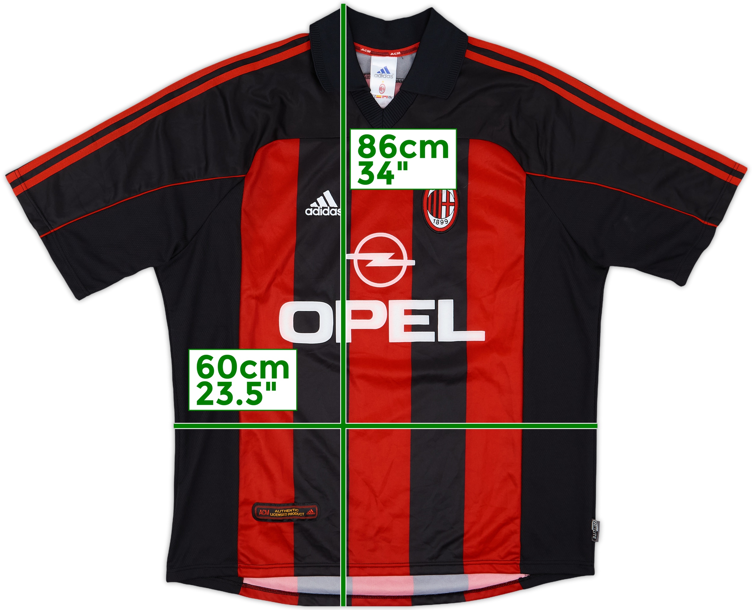とっておきし新春福袋 AC 2000-02 Milan (XL) - 5/10 - #3 Maldini Shirt Home ウェア