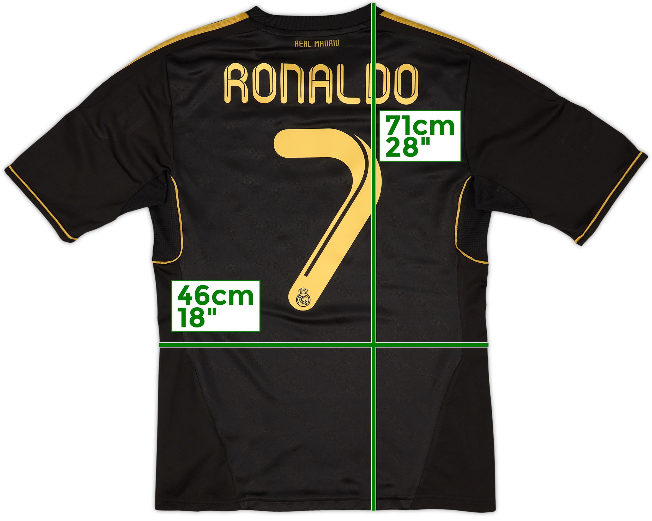 2011-12 Real Madrid Away Shirt Ronaldo #7 - 7/10 - (S)