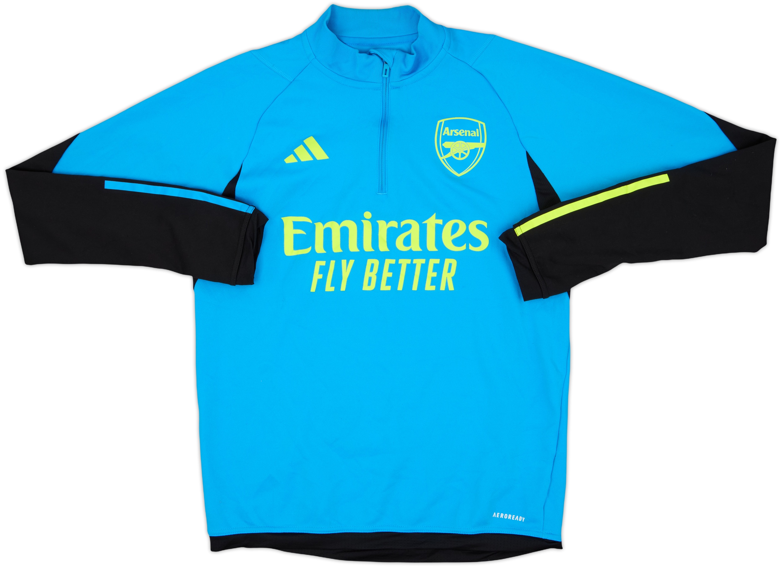 2023-24 Arsenal adidas 1/4 Zip Training Top - 8/10 - (S)