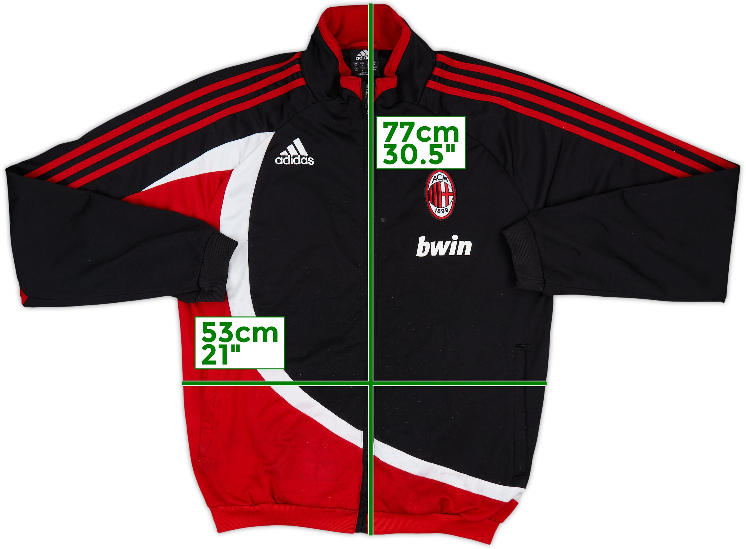 AC Milan ユニホーム　adidas M 赤黒　レドンド　No.5 AC Milan ユニホーム adidas M 赤黒 レドンド No.5