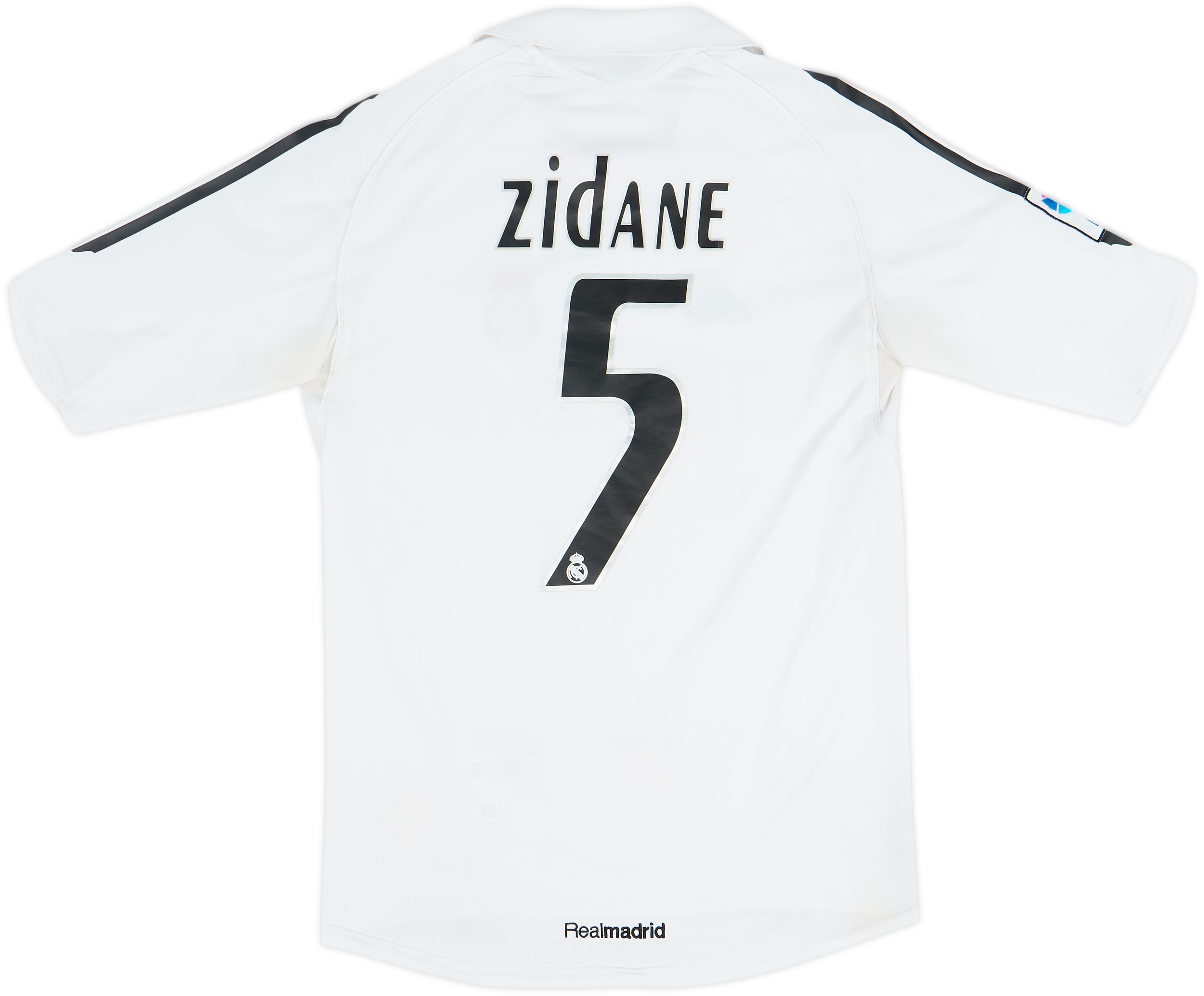 2005-06 Real Madrid Home Shirt Zidane #5 - 7/10 - (S)