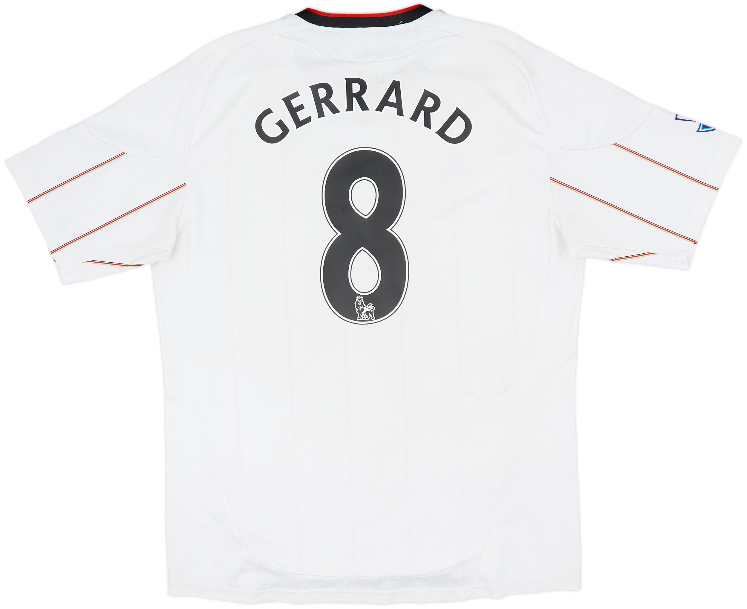 2010-11 Liverpool Away Shirt Gerrard #8 - 5/10 - (L)
