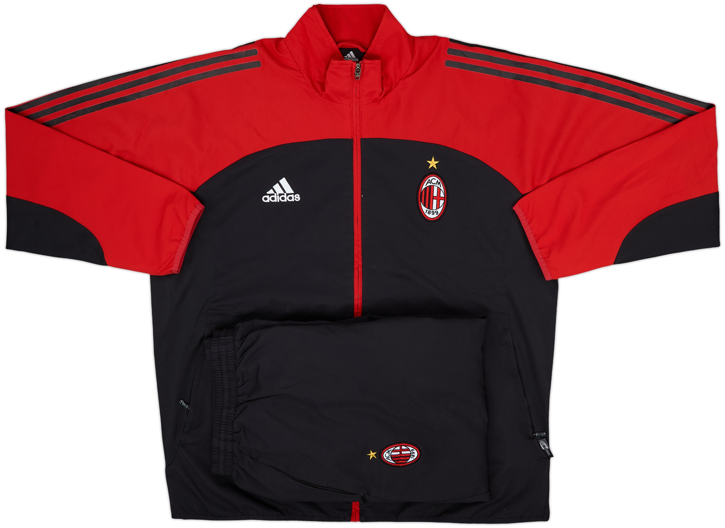 adidas ACミラン 02-03 2XO 2002 2003 2002-03 AC Milan adidas Tracksuit - 7/10 - (L)