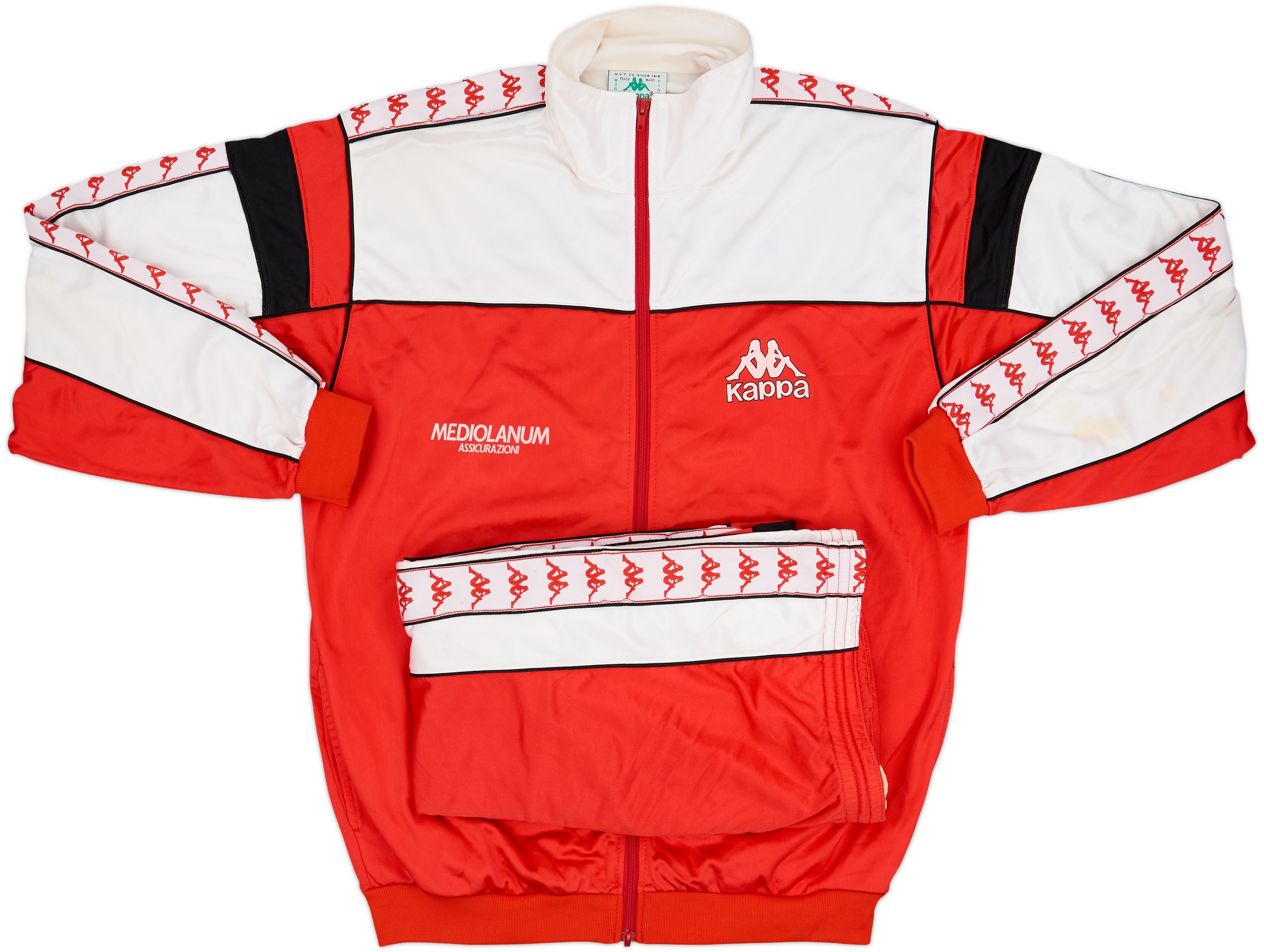 1988-90 AC Milan Kappa Tracksuit - 7/10 - (XL)
