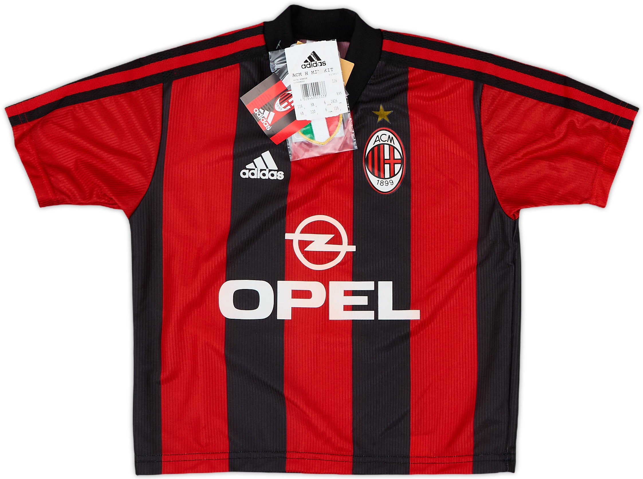1998-00 AC Milan Home Shirt (6-7 Years)