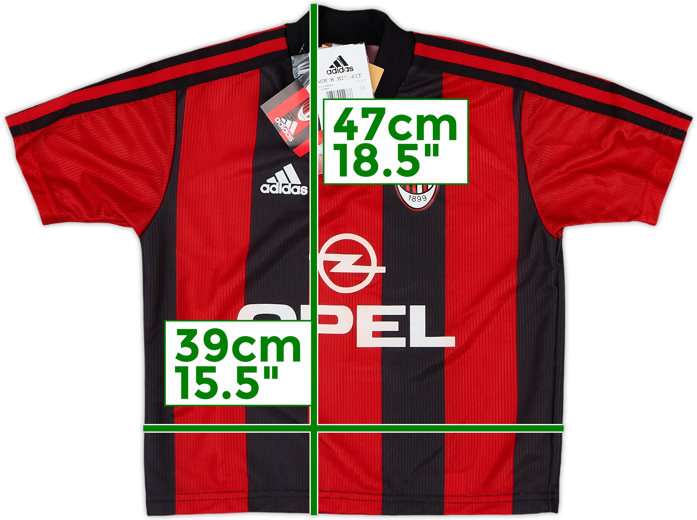 AC Milan 1998-1999 ホームウェア　ビアホフ AC MILAN ITALY 1998/2000 AWAY FOOTBALL SHIRT XL LONG
