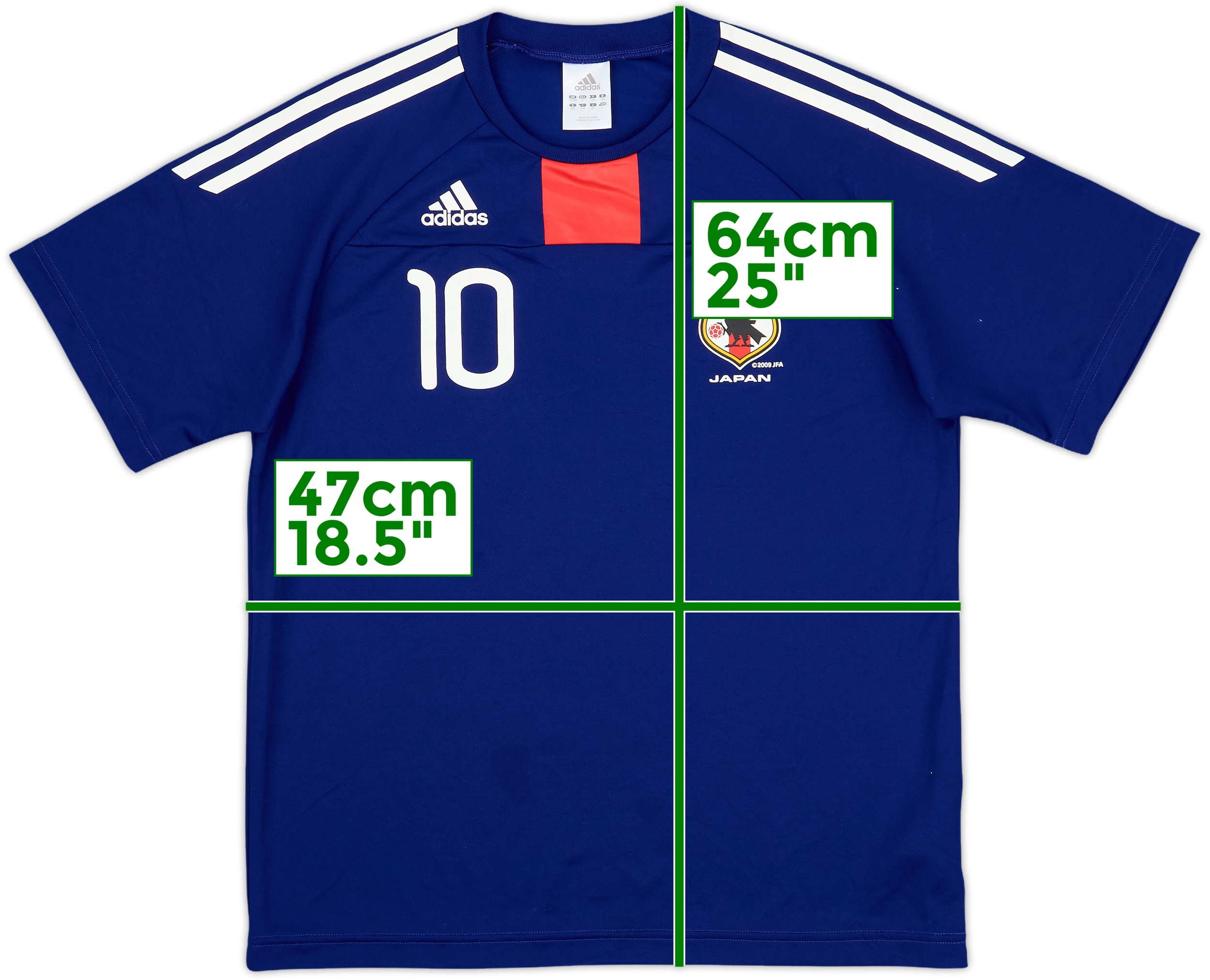 2010-12 Japan Basic Home Shirt #10 - 8/10 - (L.Boys)
