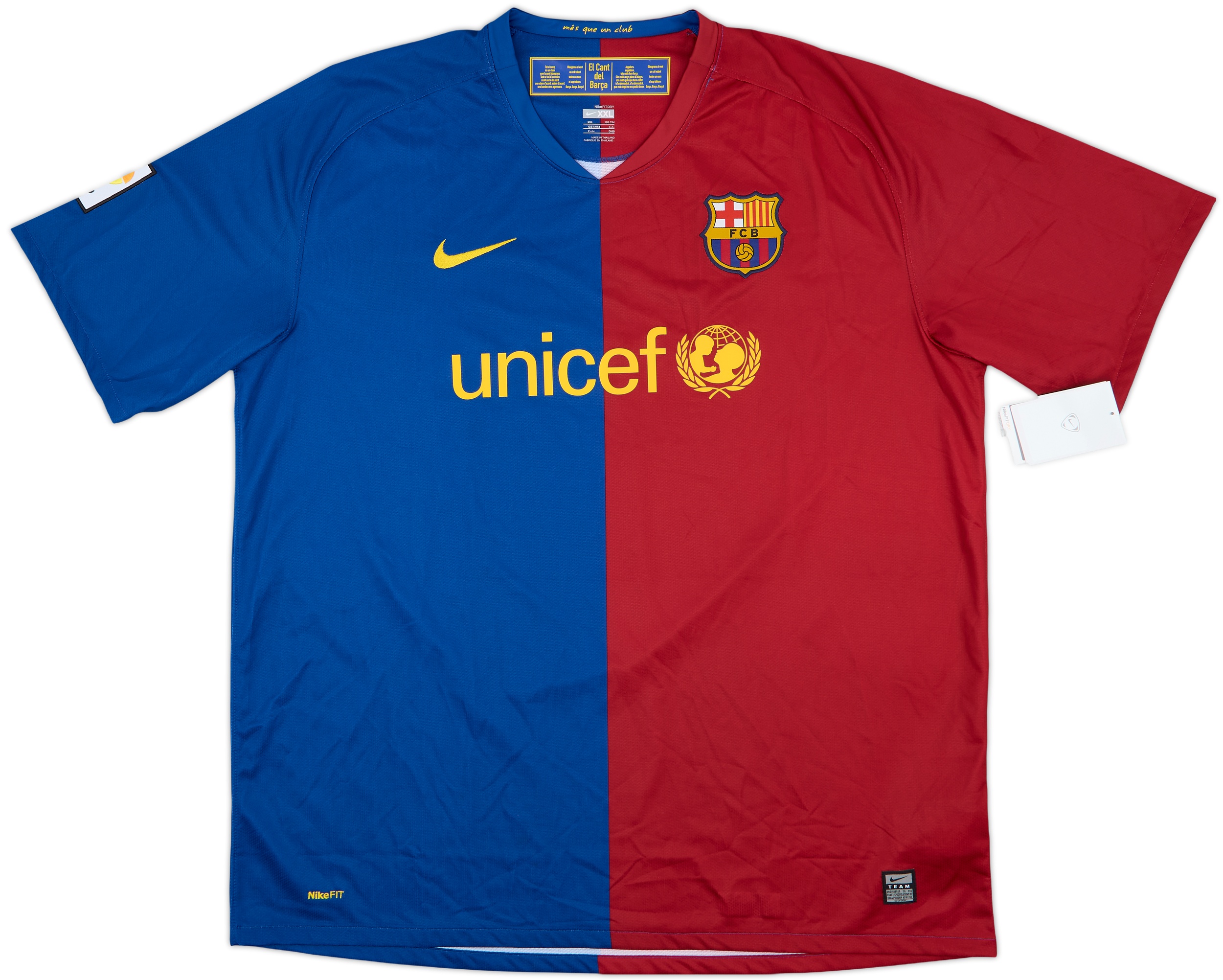 2008-09 Barcelona Home Shirt Messi #10 (XXL)