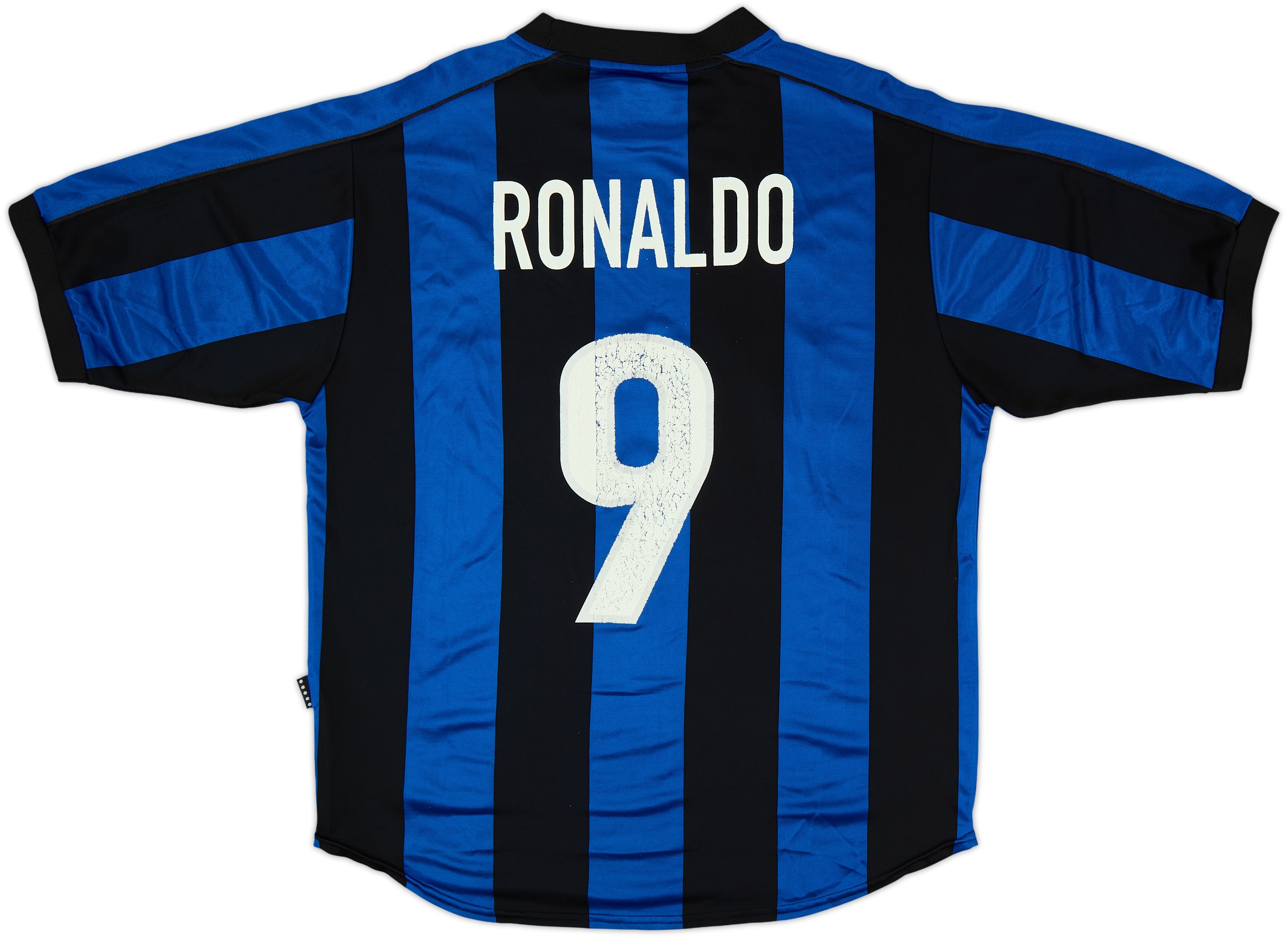 1999-00 Inter Milan Home Shirt Ronaldo #9 - 6/10 - (L)