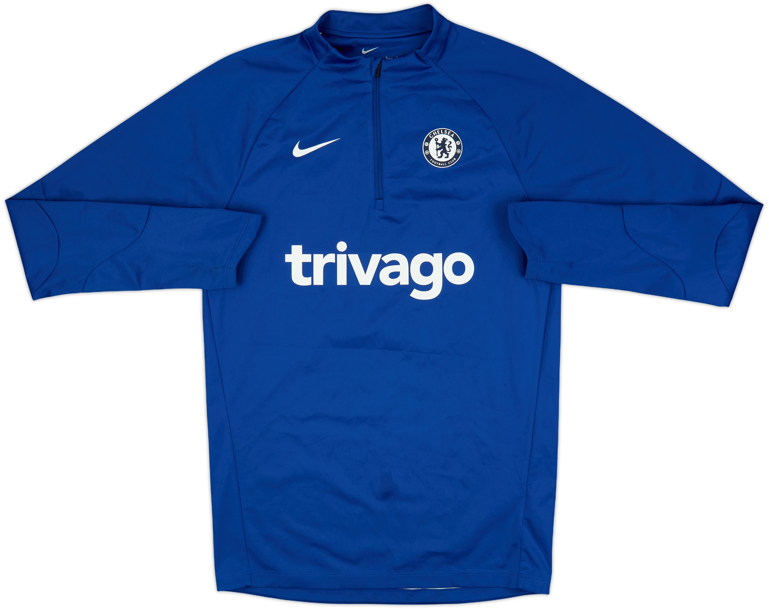 2022-23 Chelsea Nike 1/4 Zip Drill Top - 7/10 - (S)