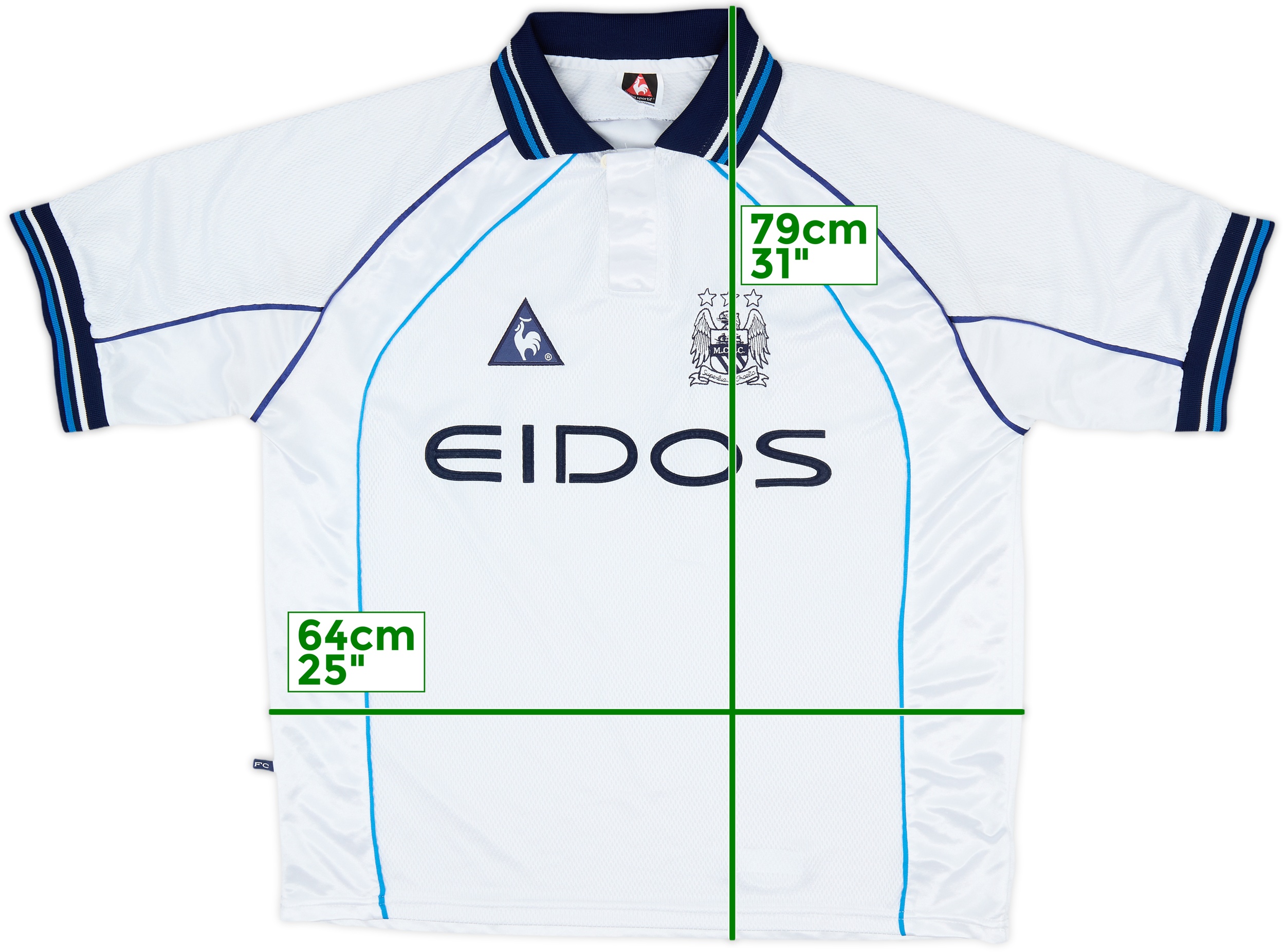 ウェア Manchester City  Uniform 1999/2000 MANCHESTER CITY 1999 - 2000 HOME JERSEY – retrokitshop.com