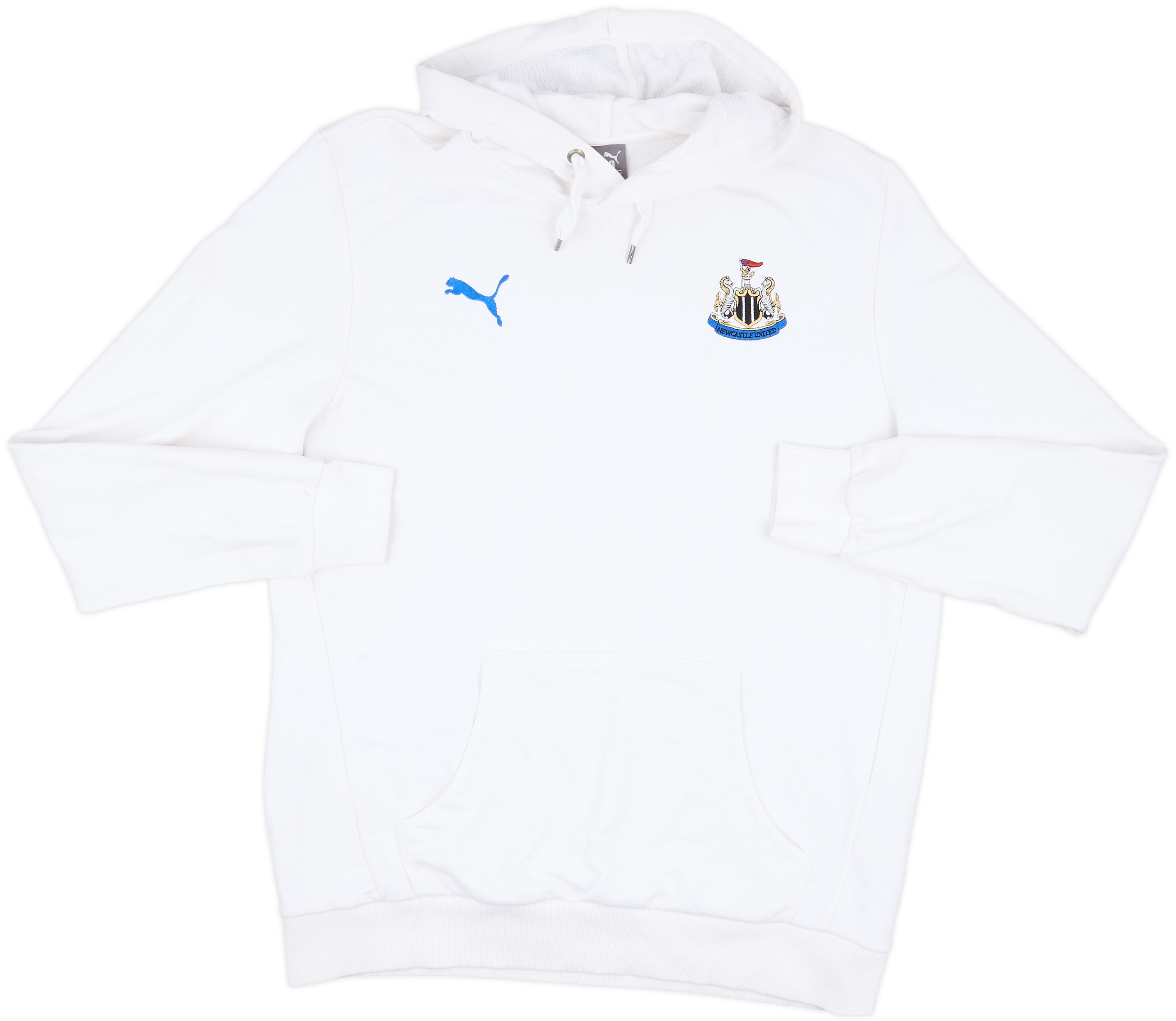 2010-11 Newcastle United Puma Hooded Sweat Top - 7/10 - (XXL)