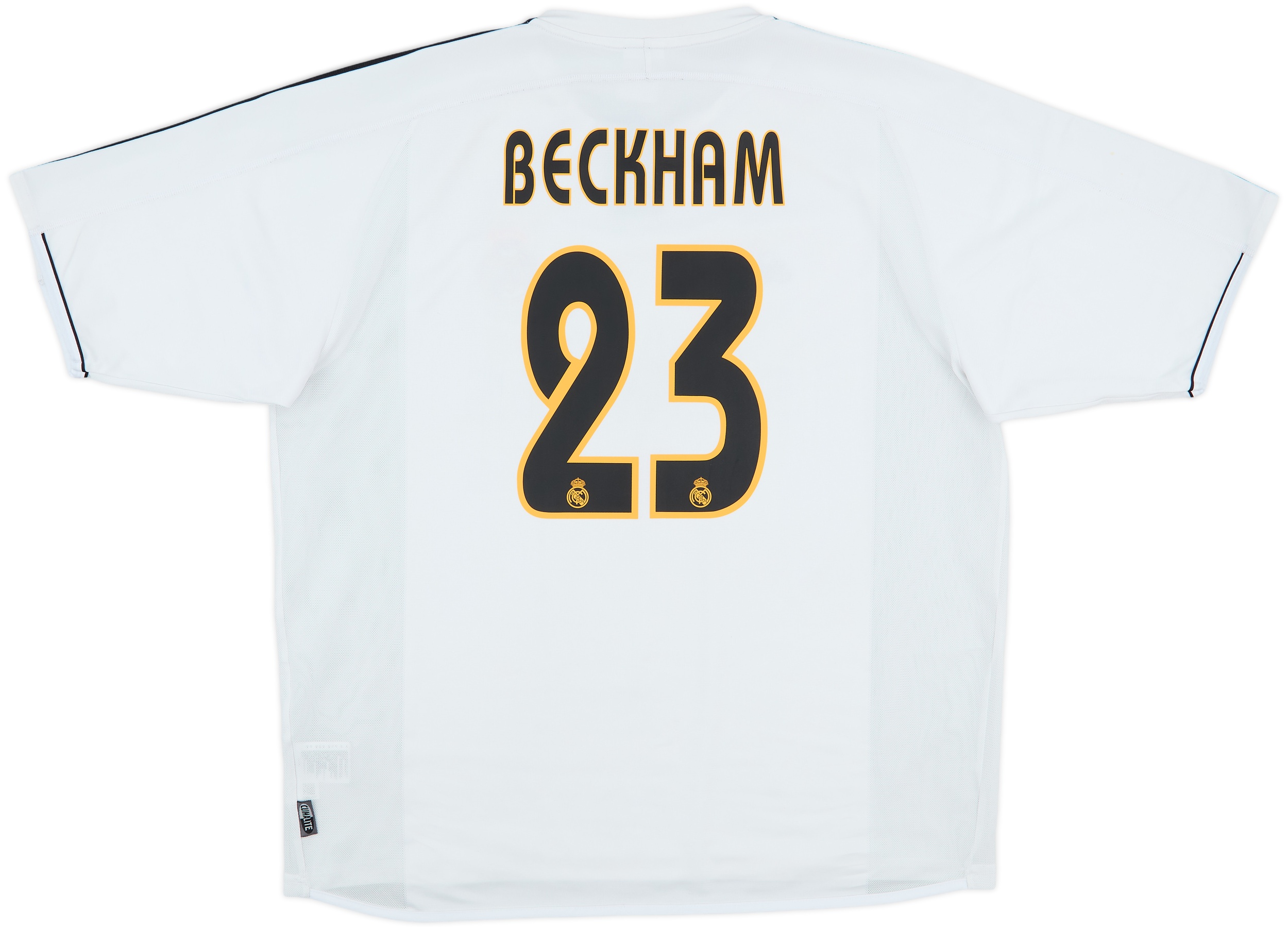 2003-04 Real Madrid Home Shirt Beckham #23 - 7/10 - (XL)