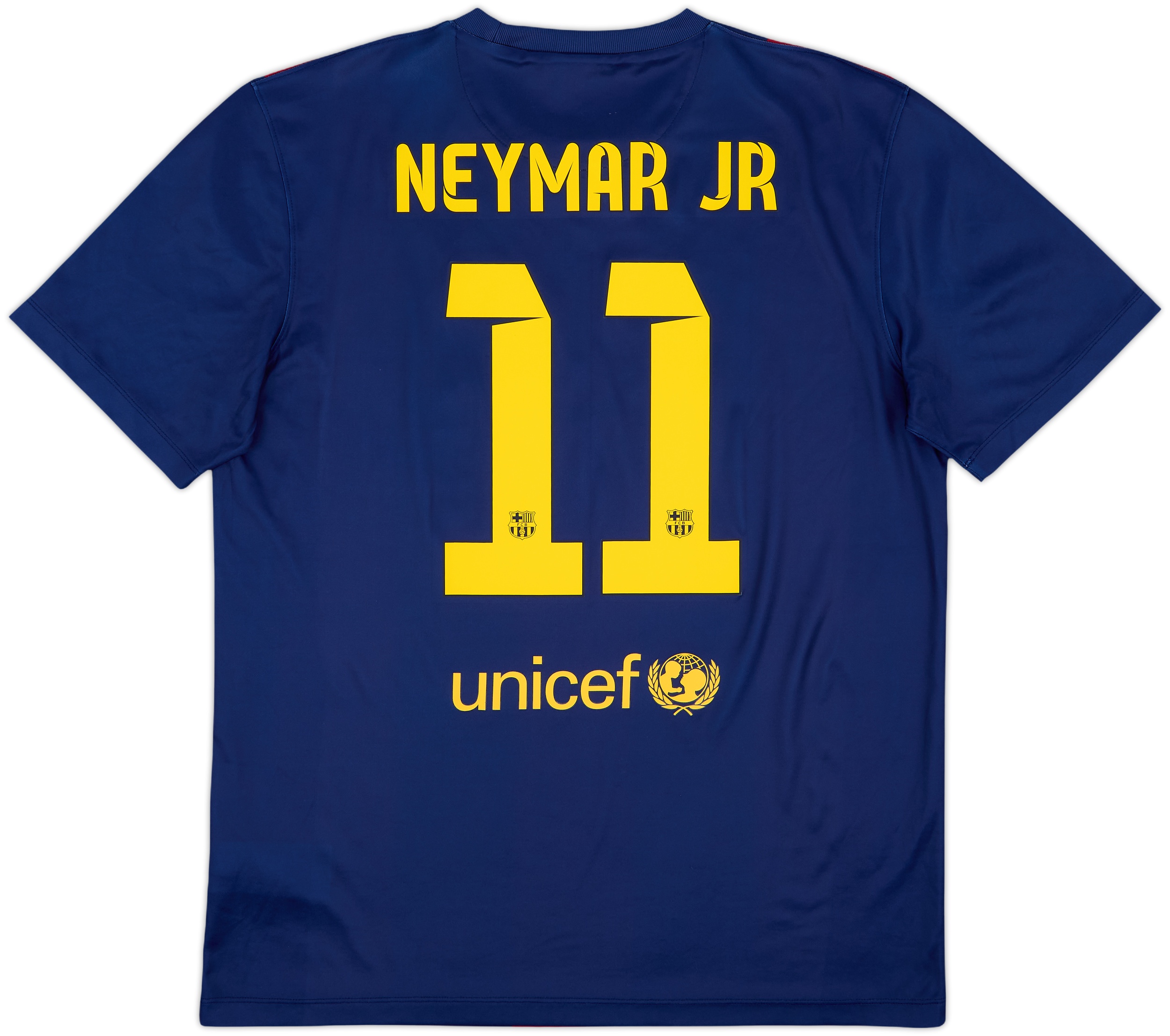 バルセロナ NEYMAR JR. 14/15 長袖 シャツ Lサイズ 2014-15 Barcelona Player Issue Away Shirt #11 NEYMAR JR Size M La