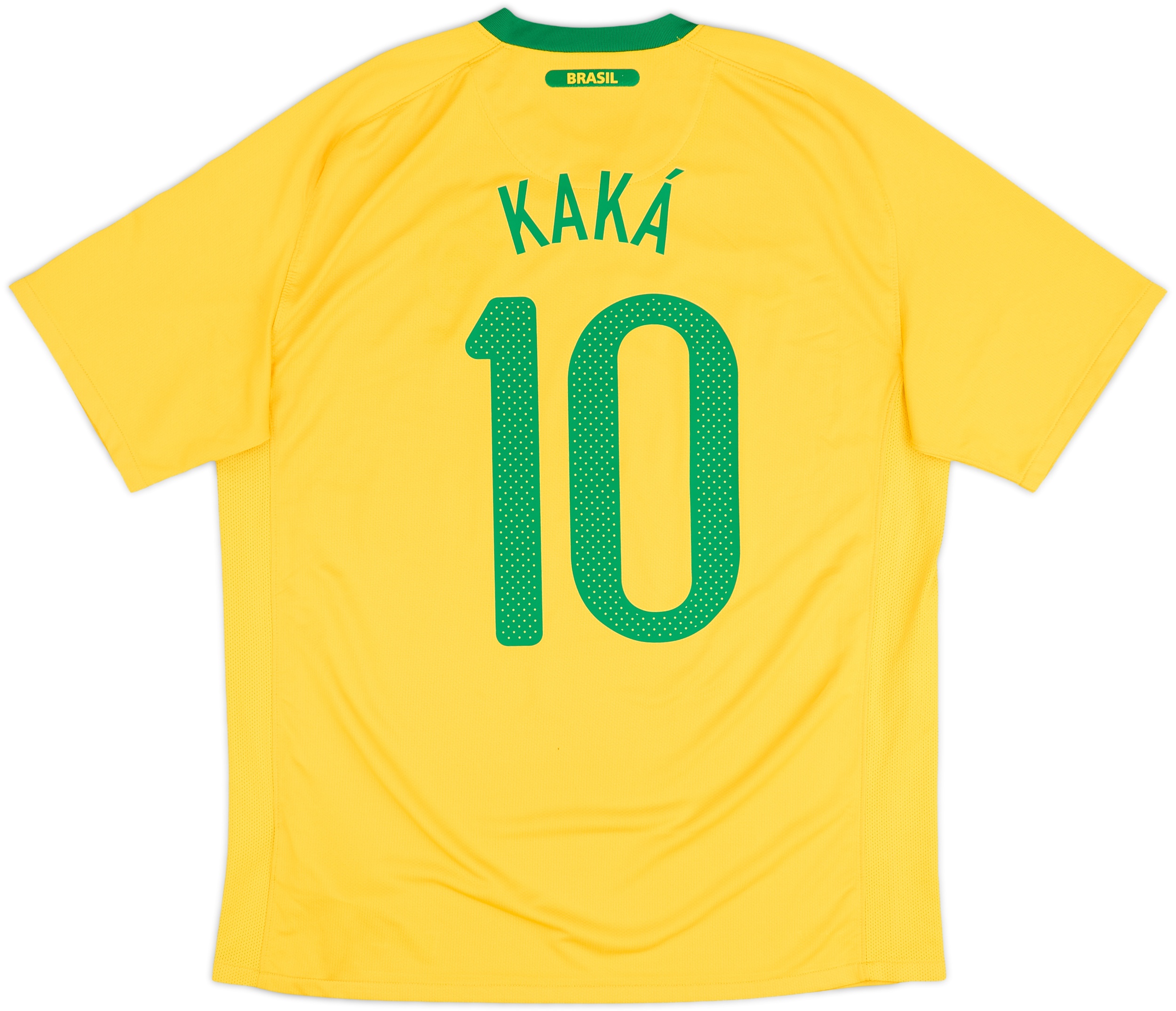 2010-11 Brazil Home Shirt Kaka #10 - 6/10 - (L)