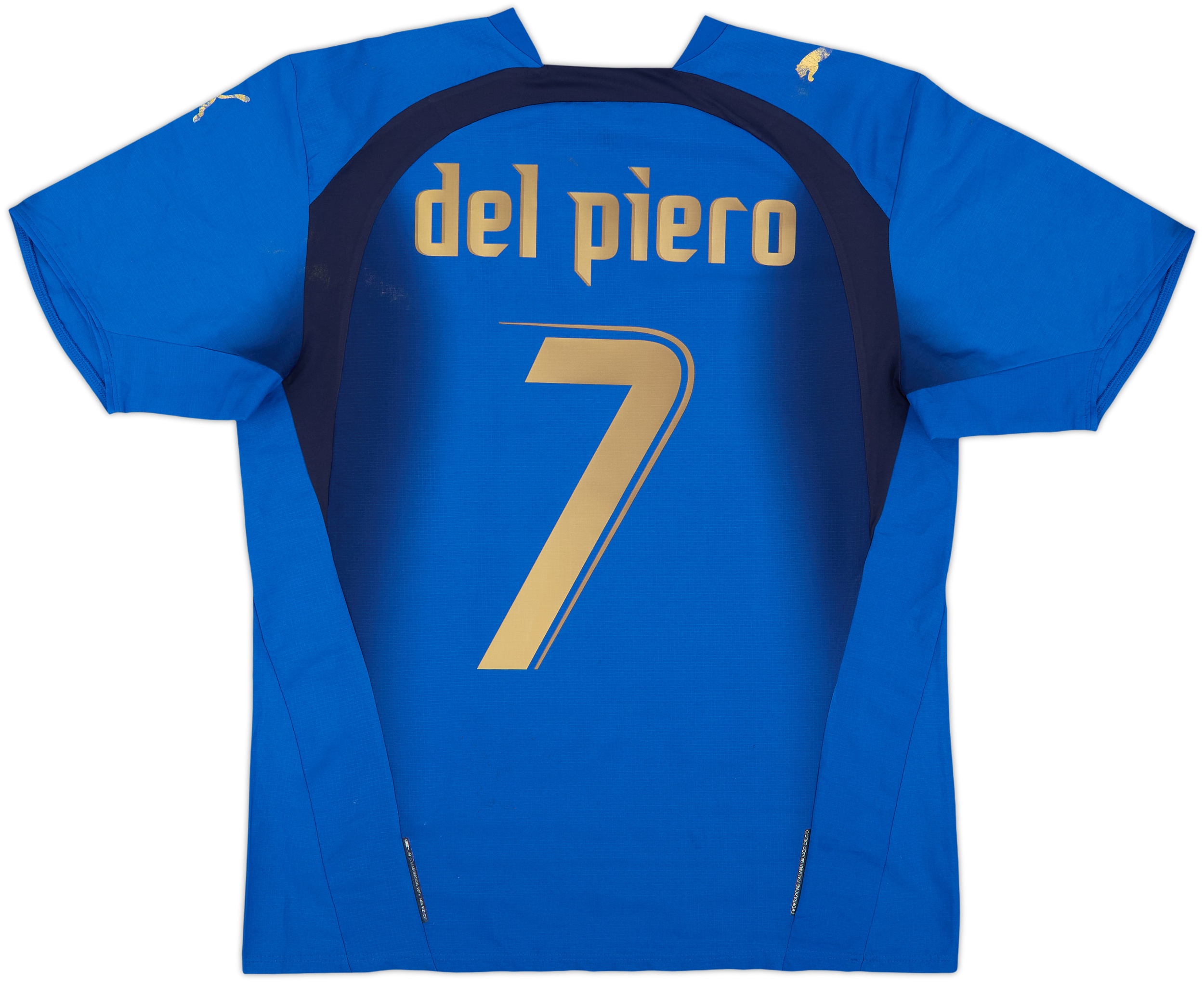 2006 Italy Home Shirt Del Piero #7 - 5/10 - (M)